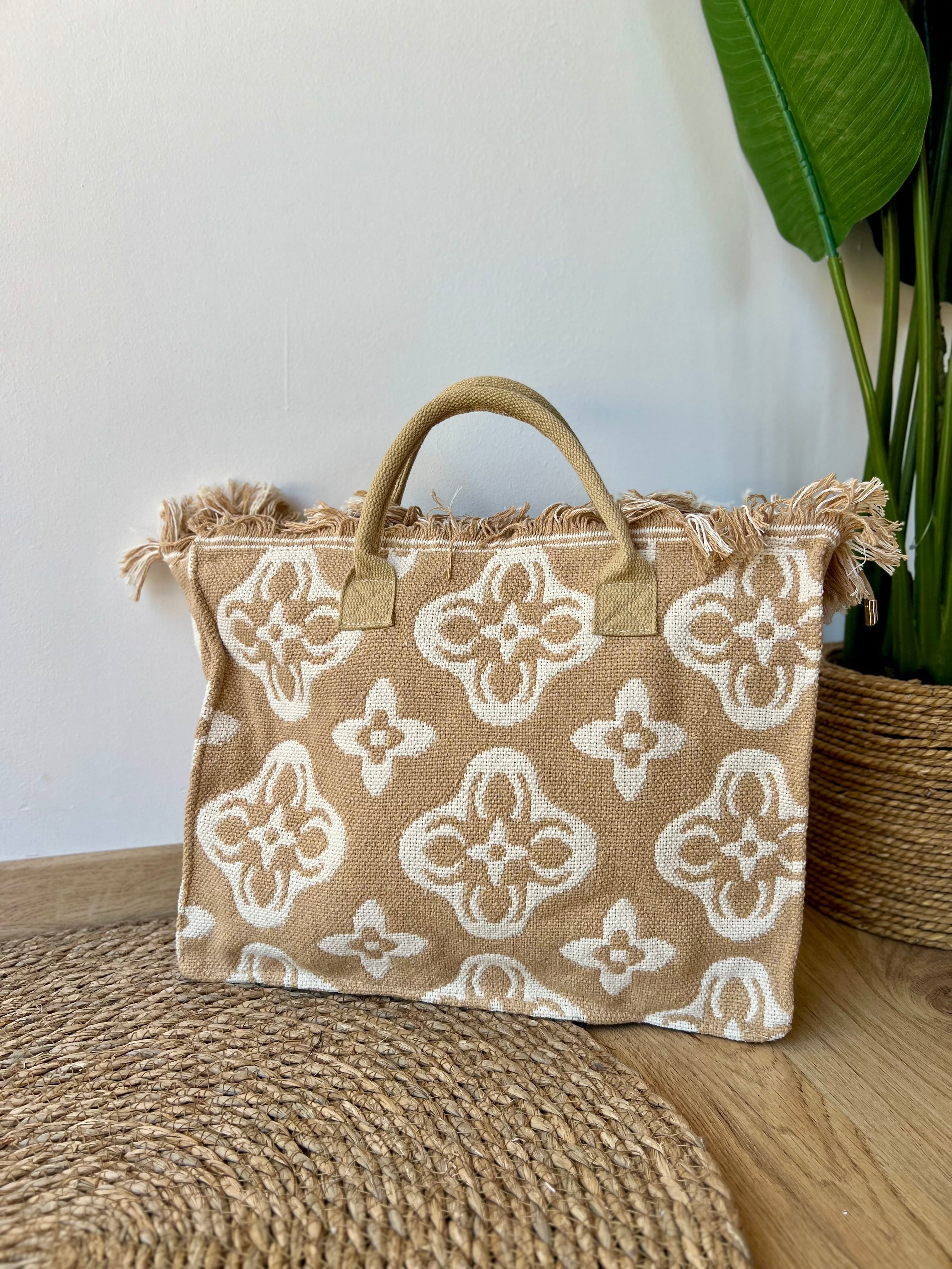 Borsa in tessuto fantasia