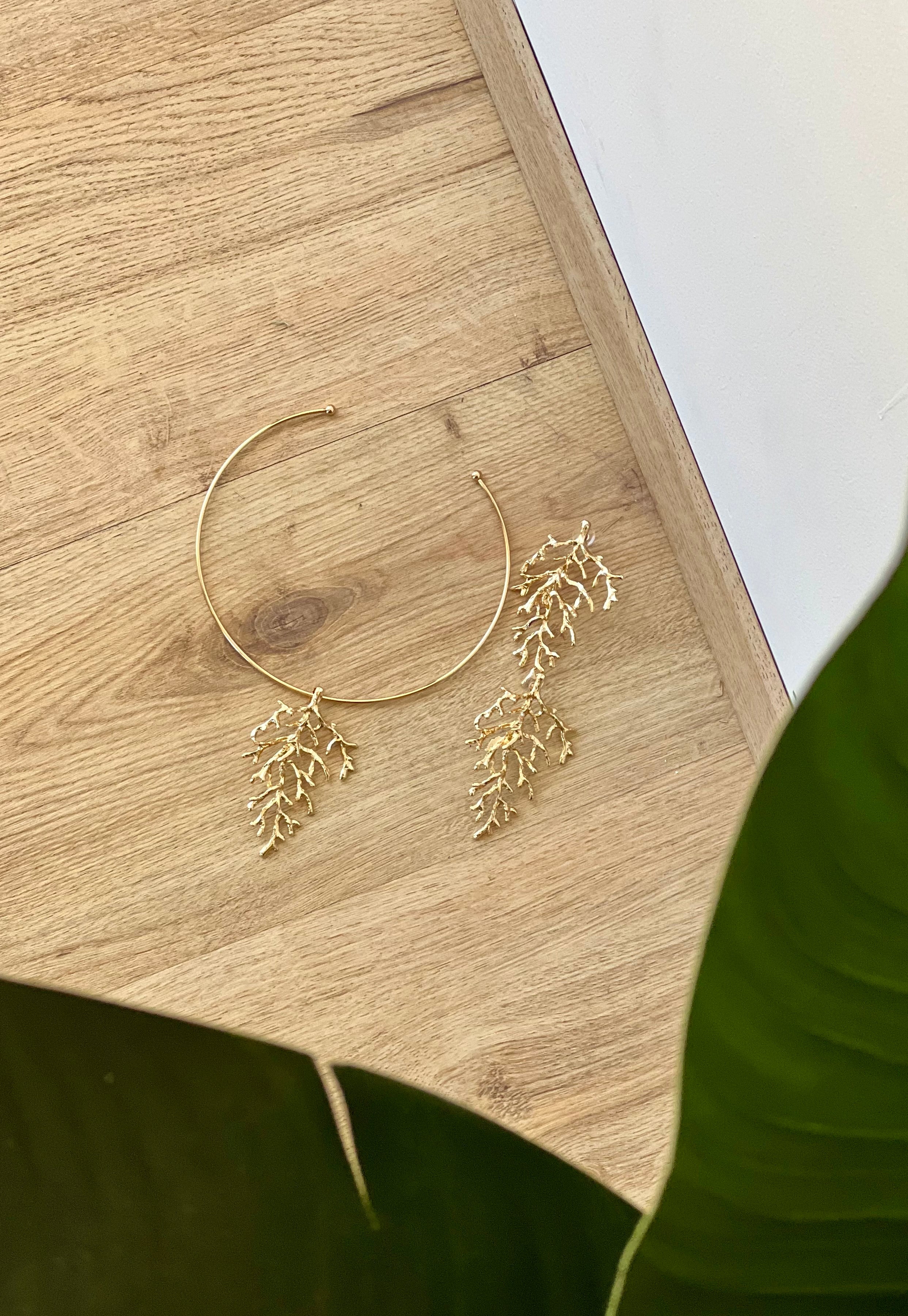 Set collana + orecchini corallo
