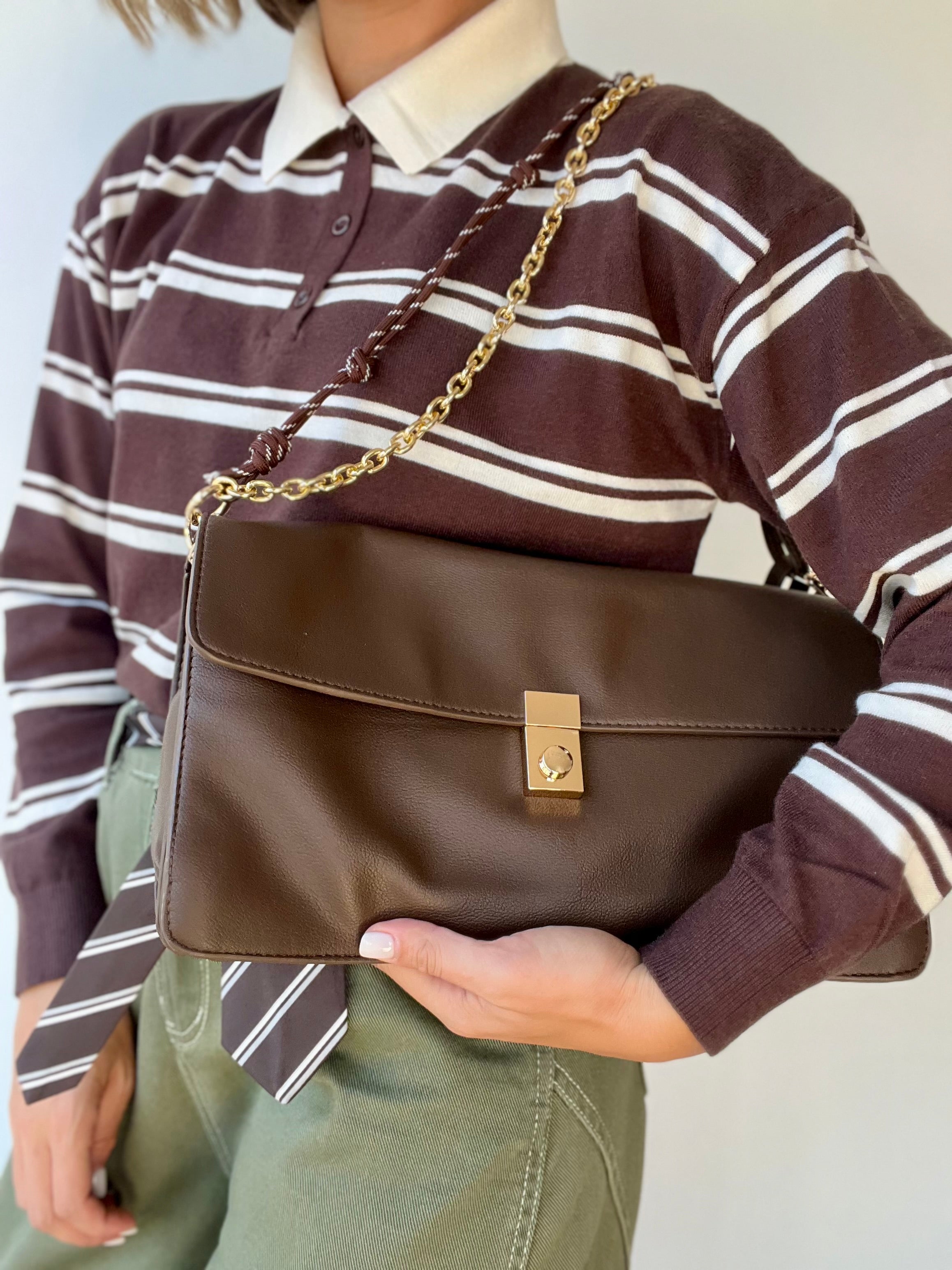 Pochette comoda con doppia tracolla