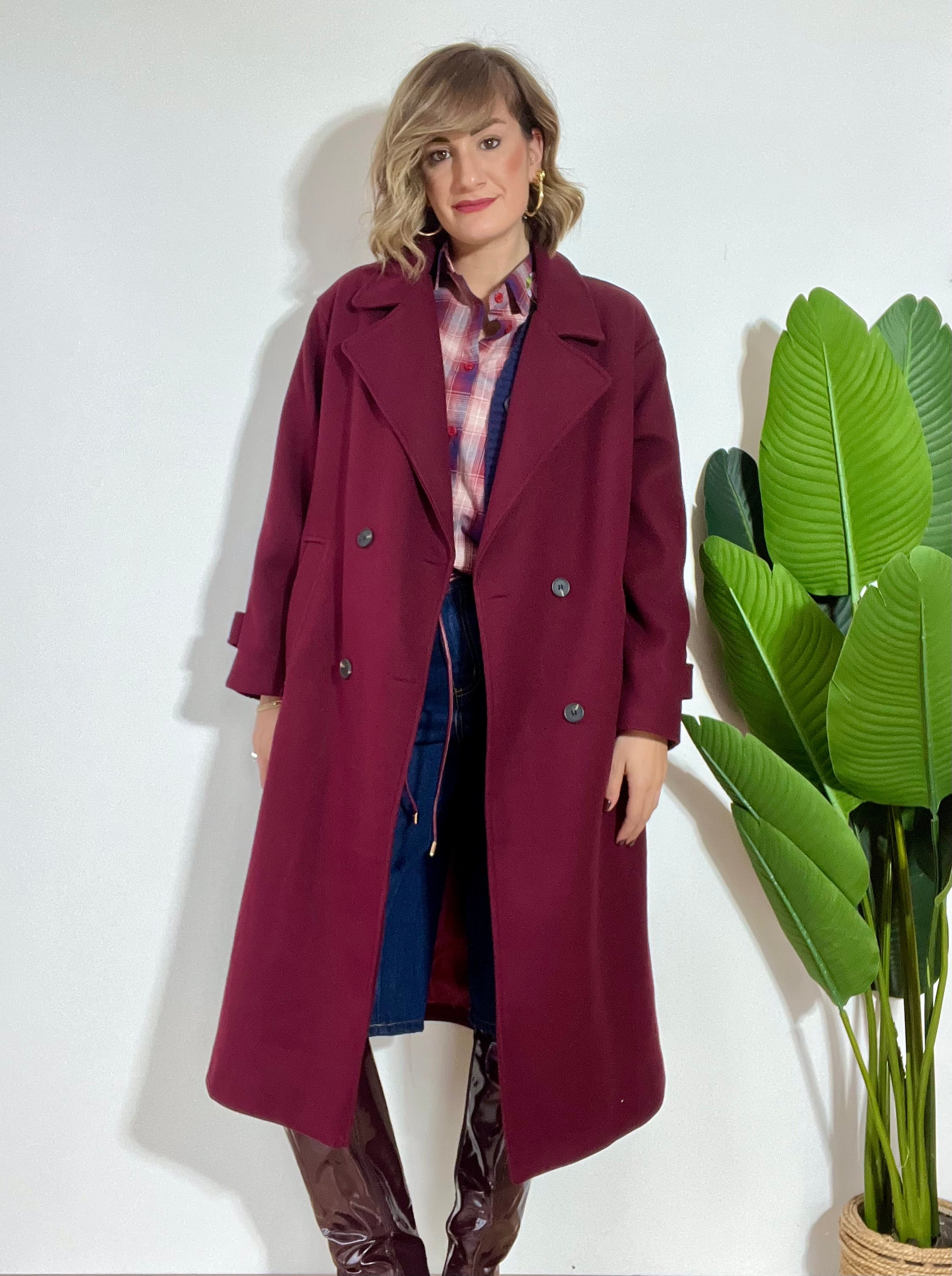 Cappotto doppio petto oversize
