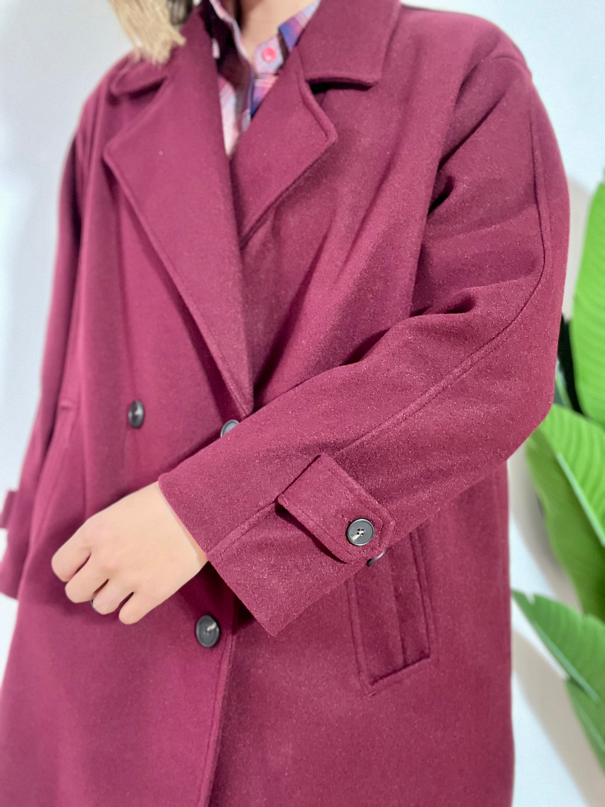 Cappotto doppio petto oversize