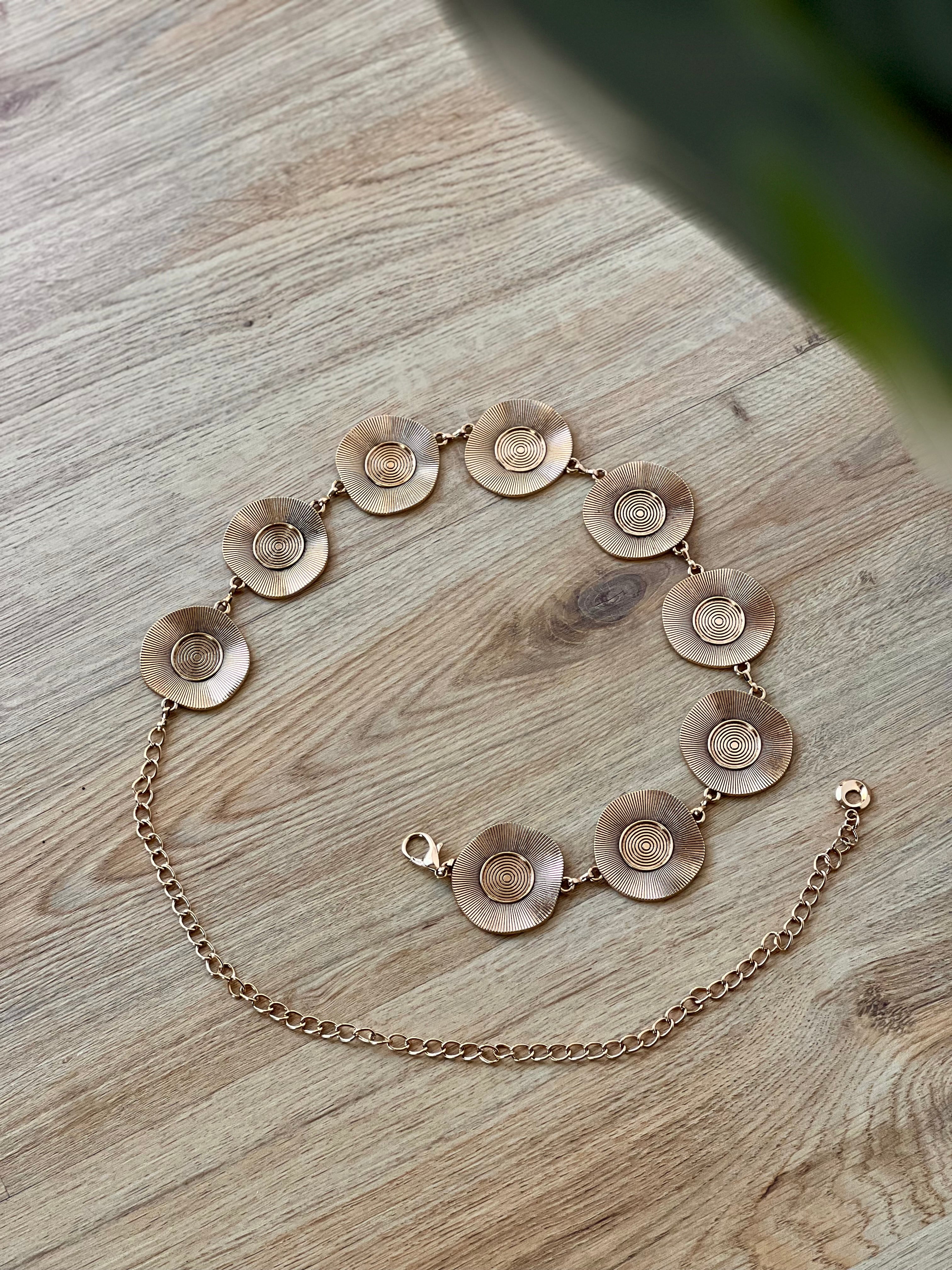 Cintura oro cerchi