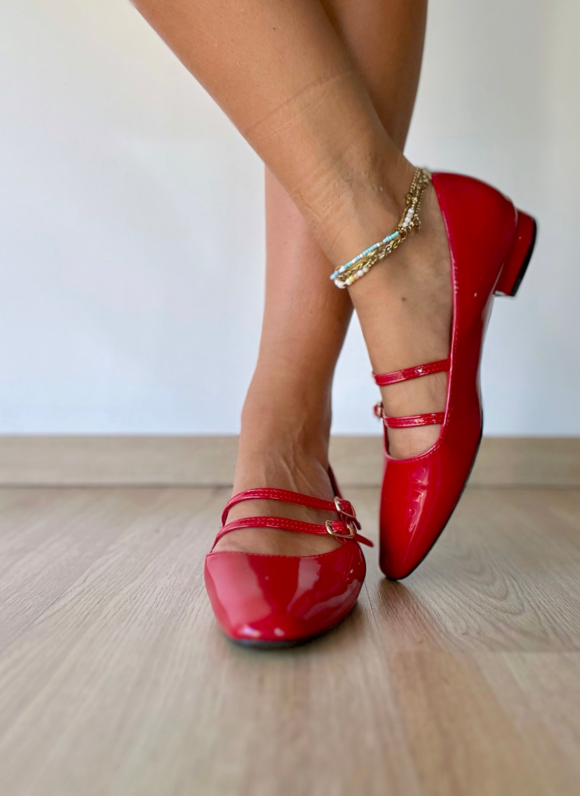 Ballerina in vernice RED