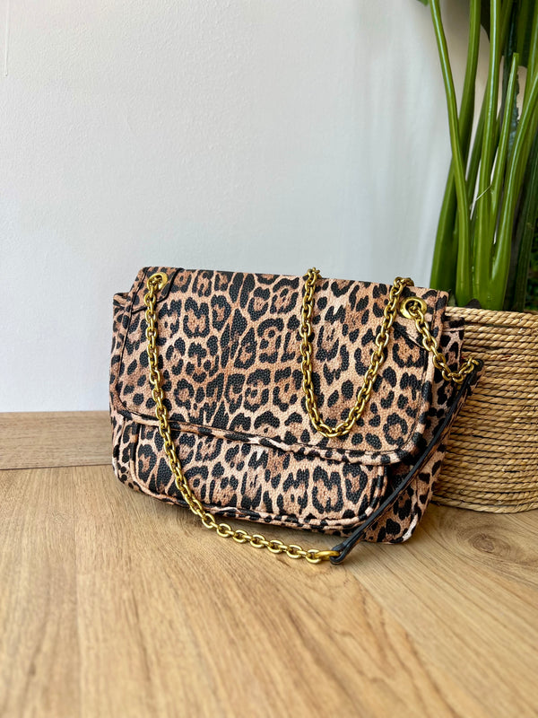 Pochette animalier in ecopelle