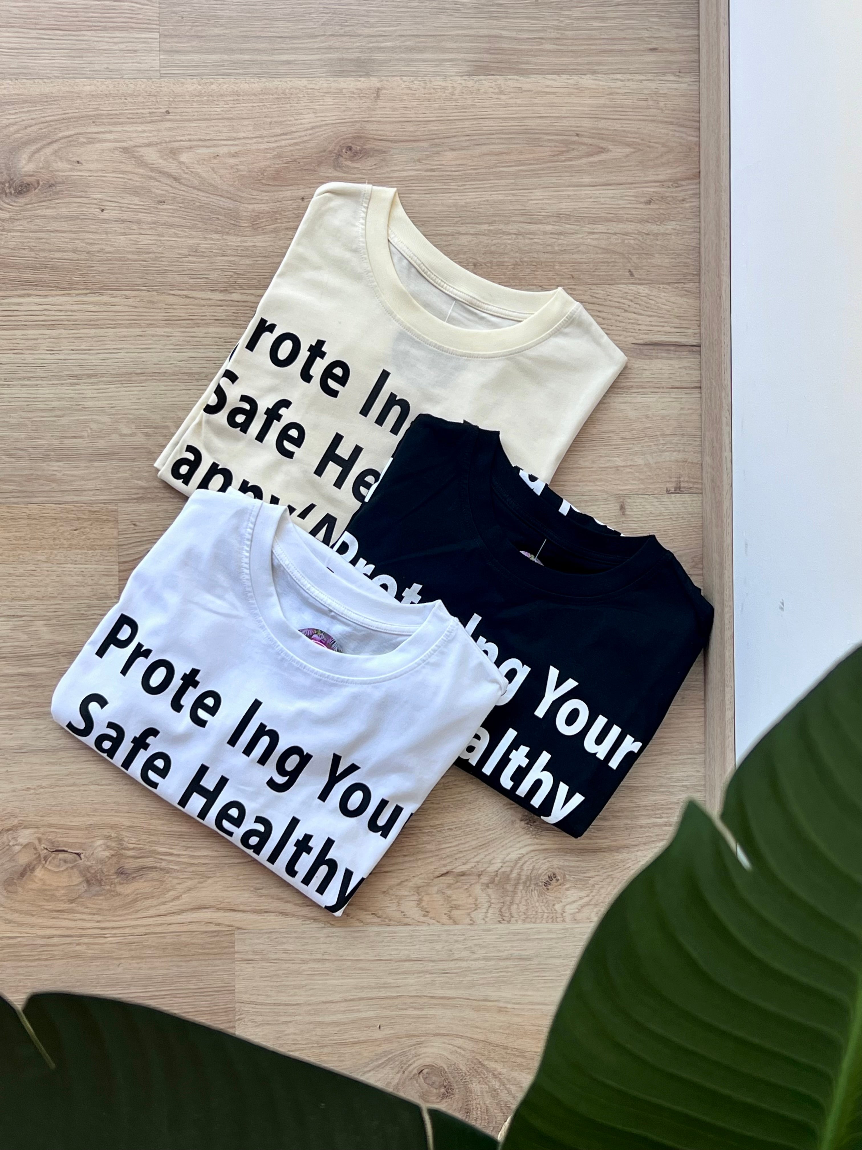 Maxi t-shirt in cotone con scritte