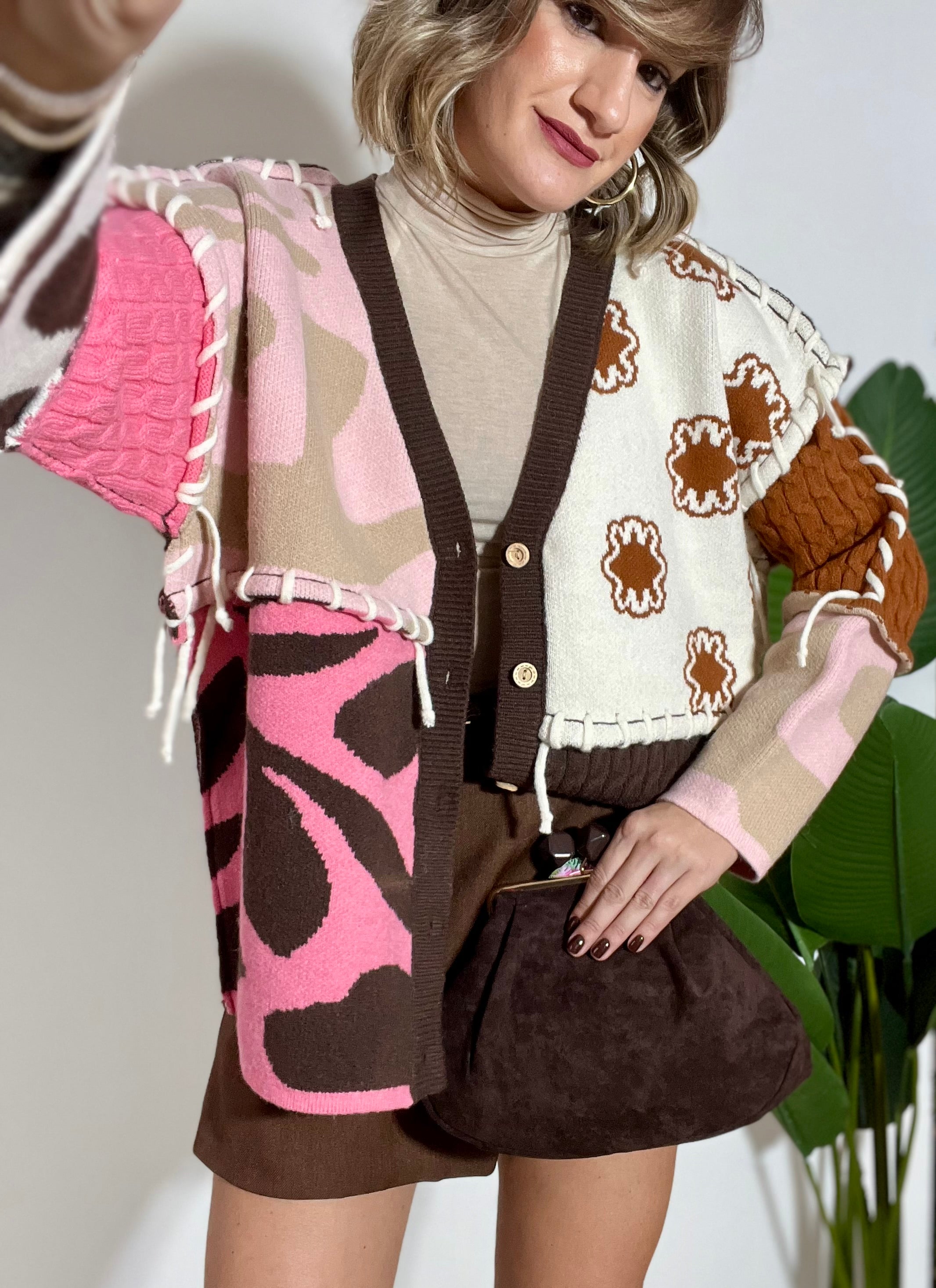 Cardigan oversize a fantasia