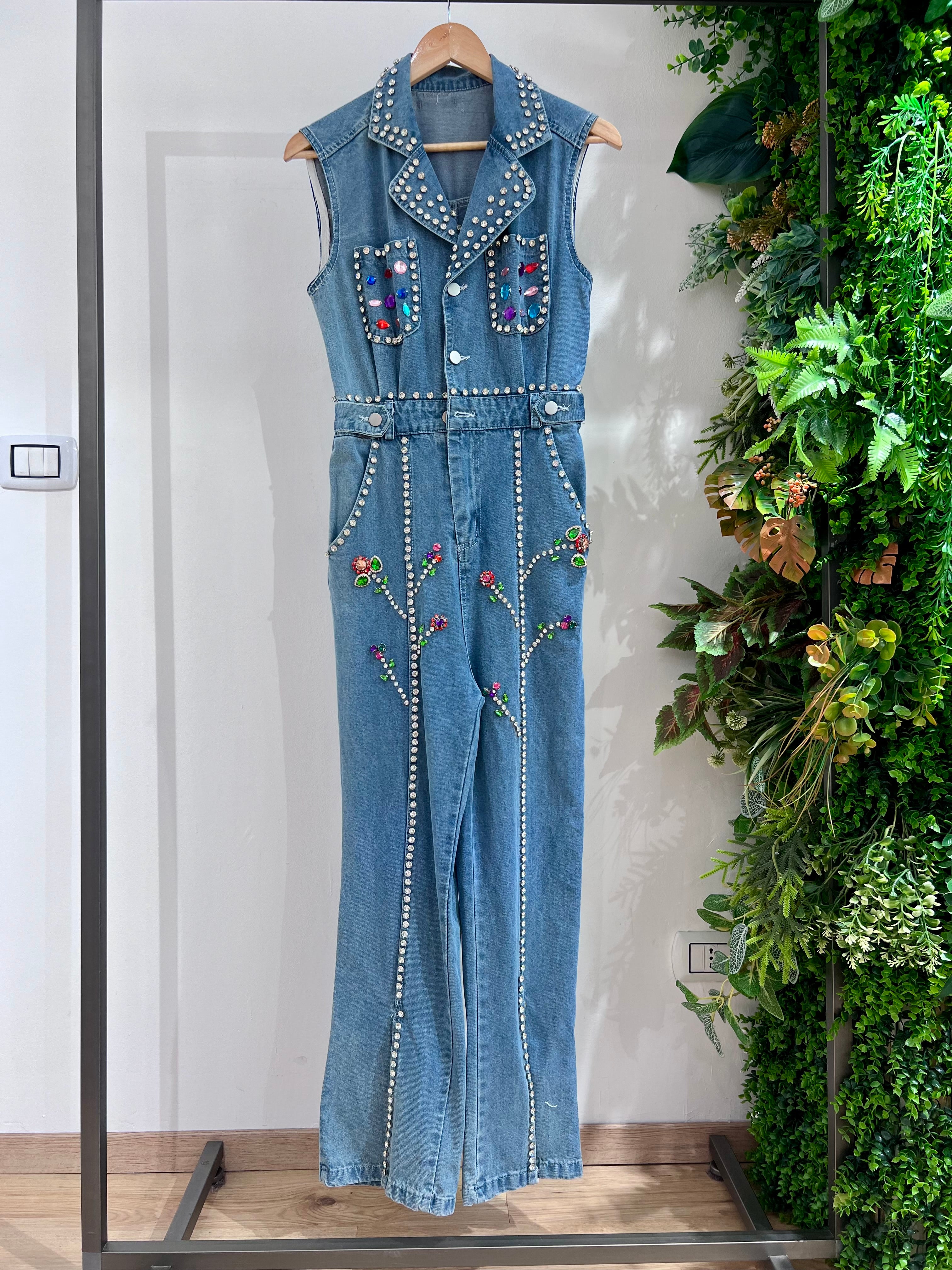 Tutone denim STRASS