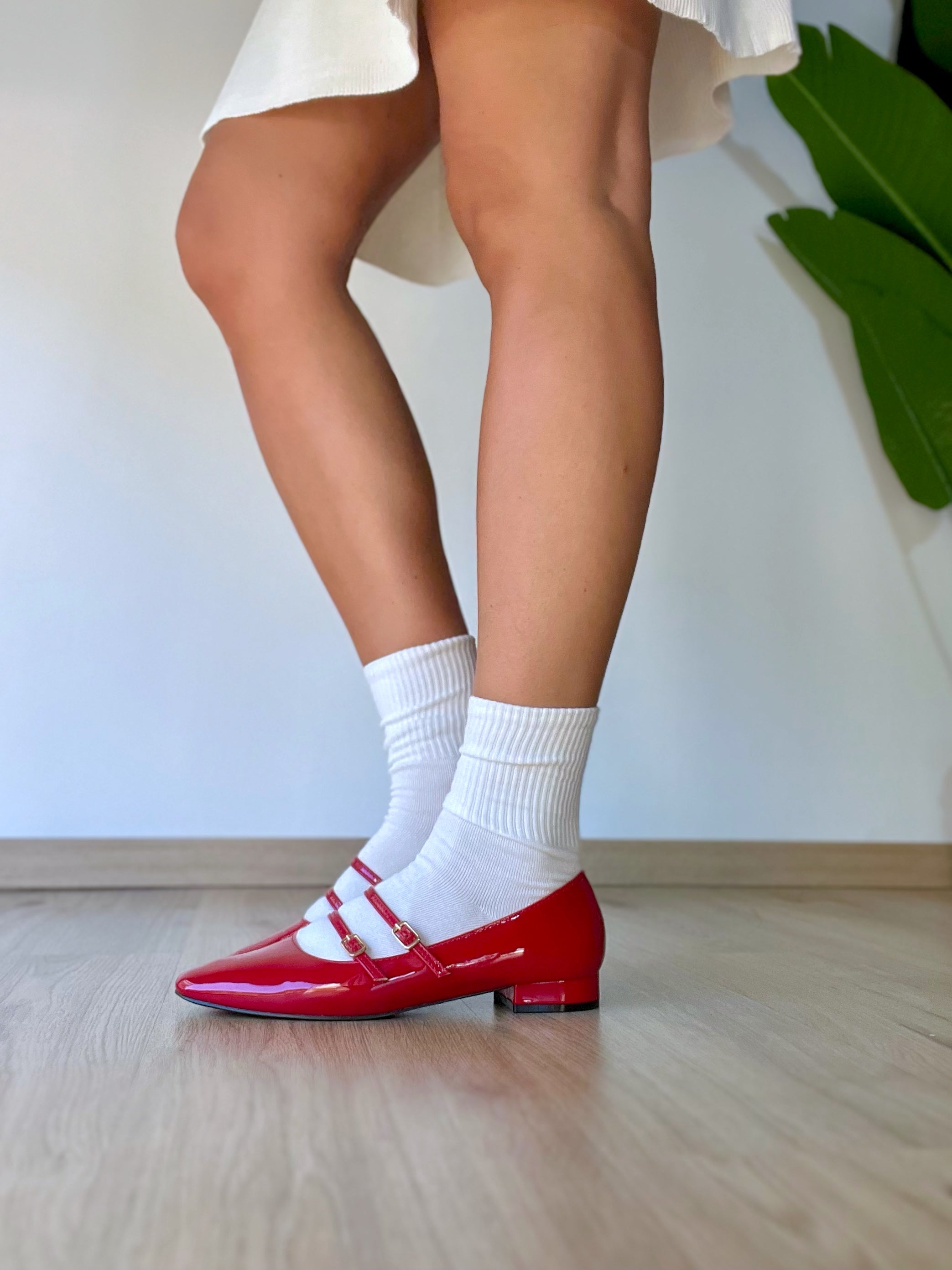 Ballerina in vernice RED