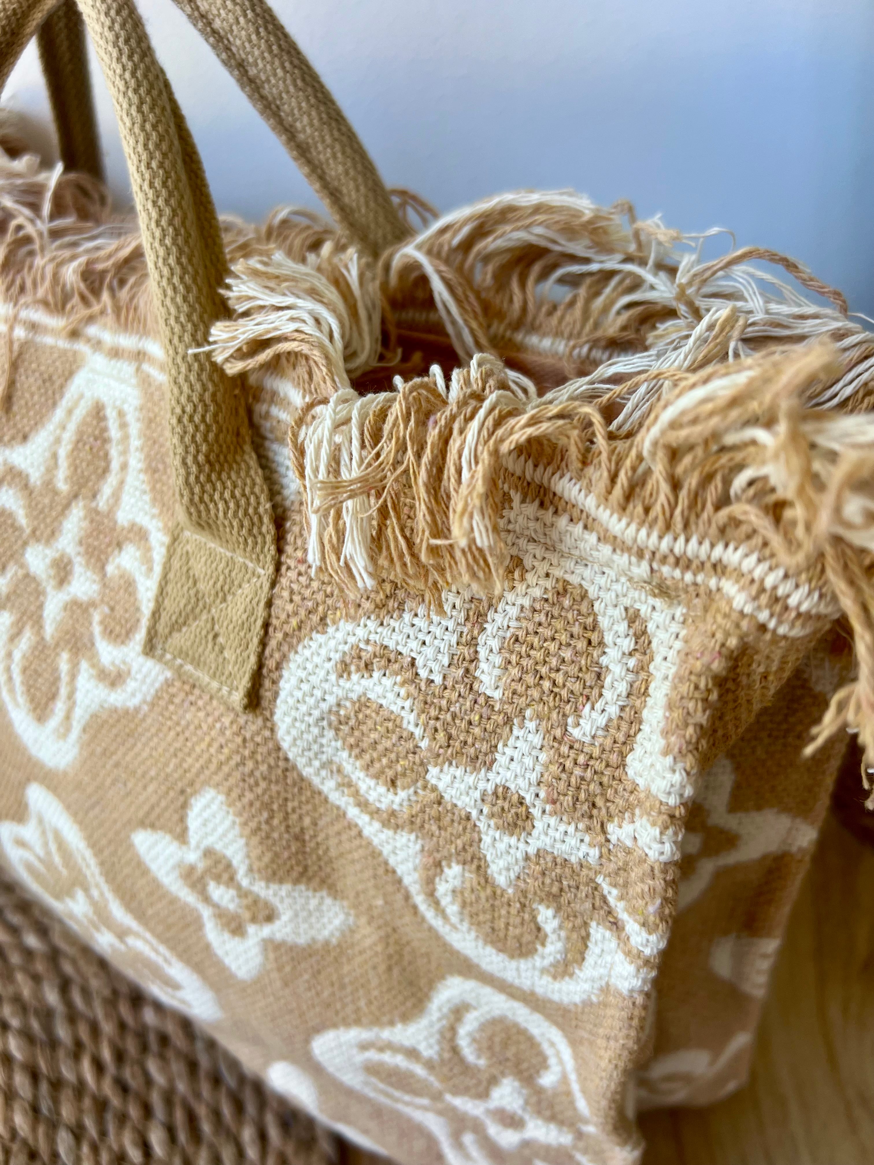 Borsa in tessuto fantasia