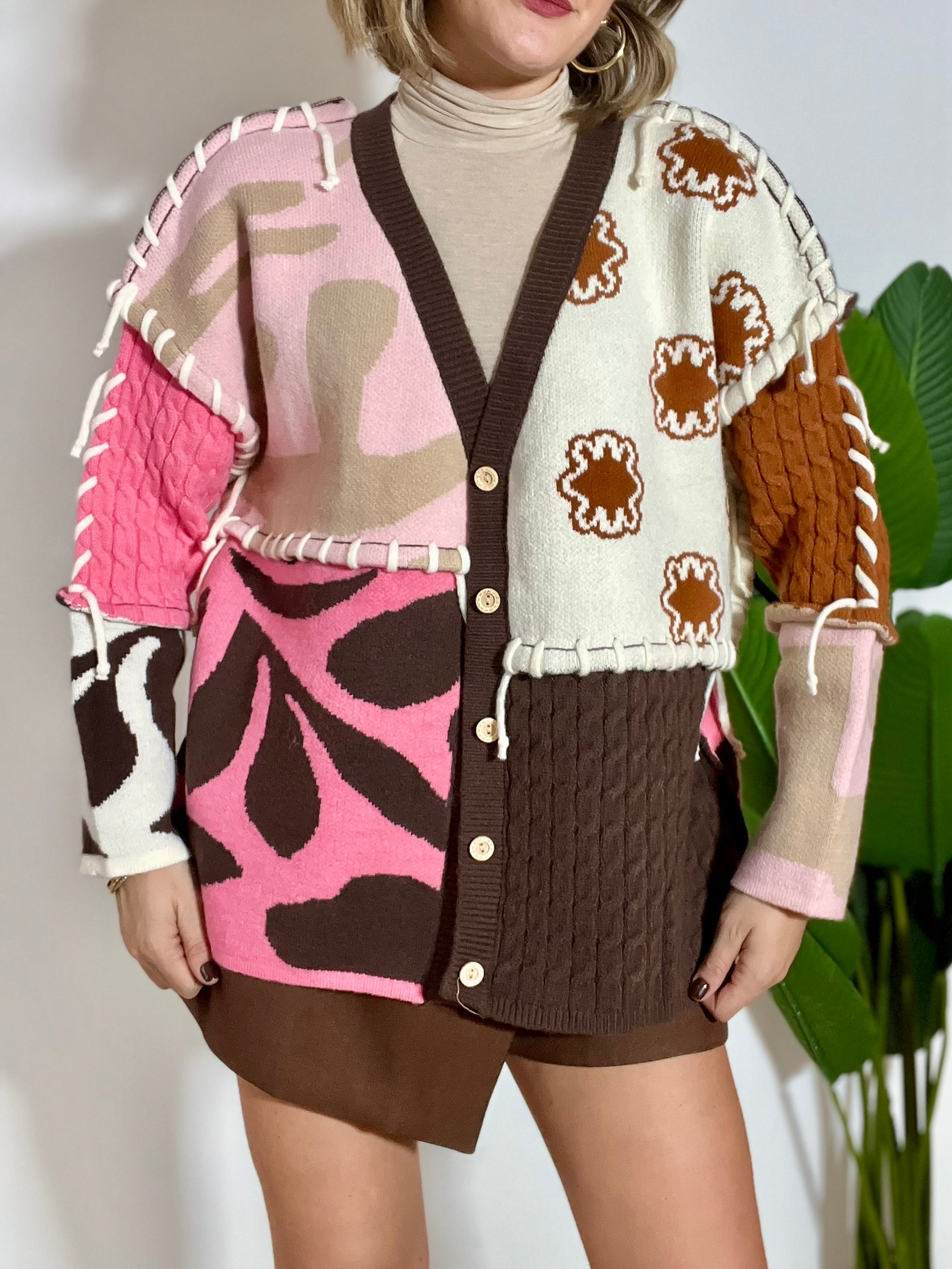 Cardigan oversize a fantasia