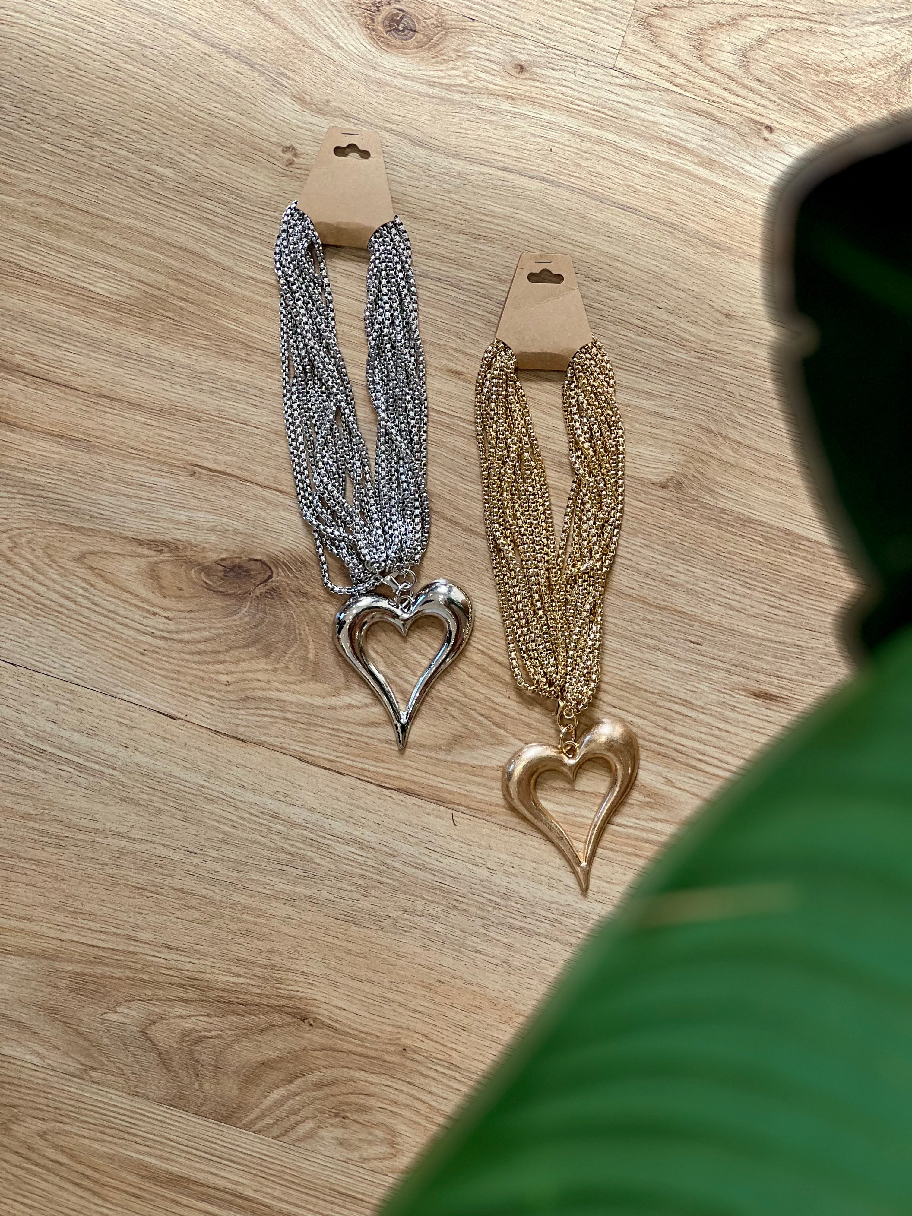 Collana con ciondolo cuore