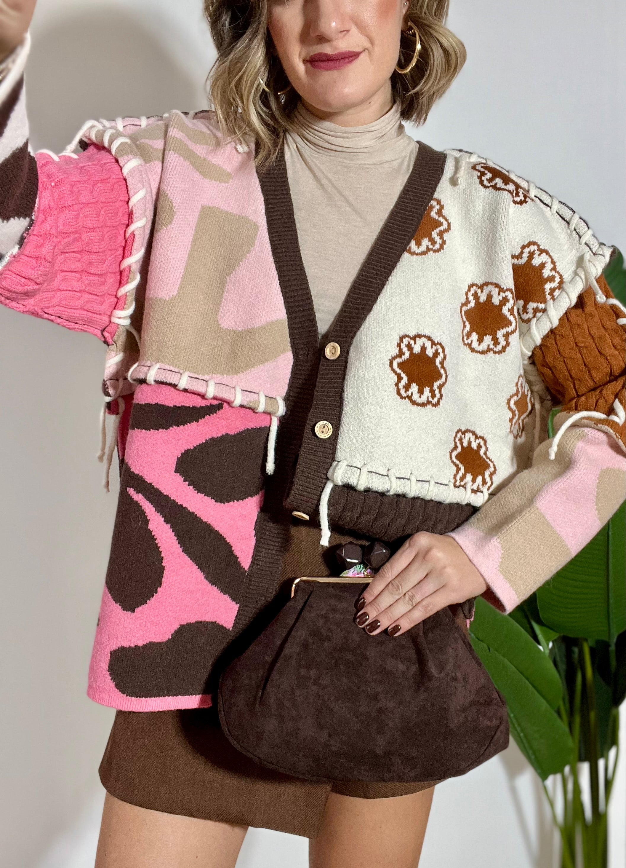 Cardigan oversize a fantasia