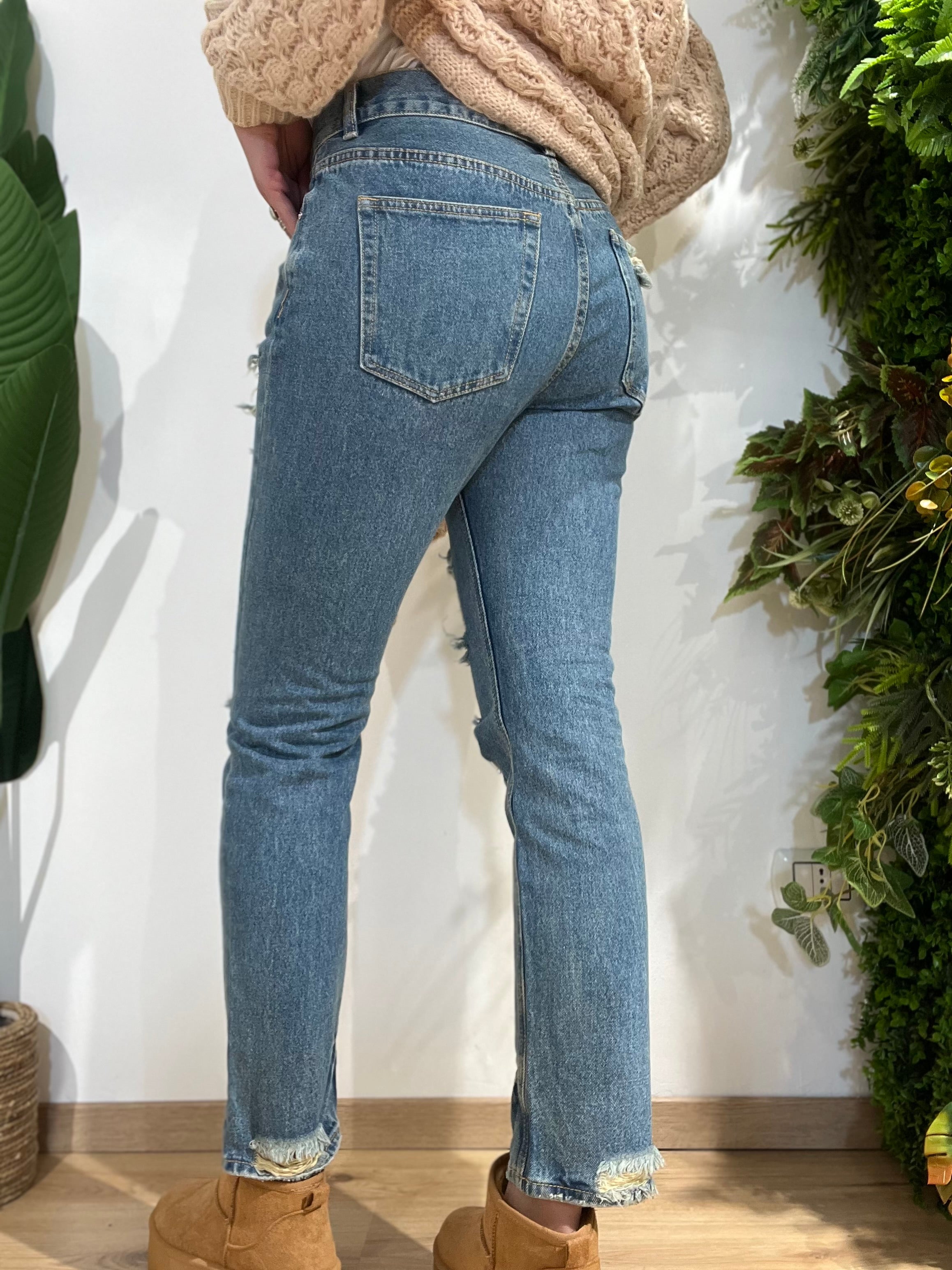Jeans strappati skinny