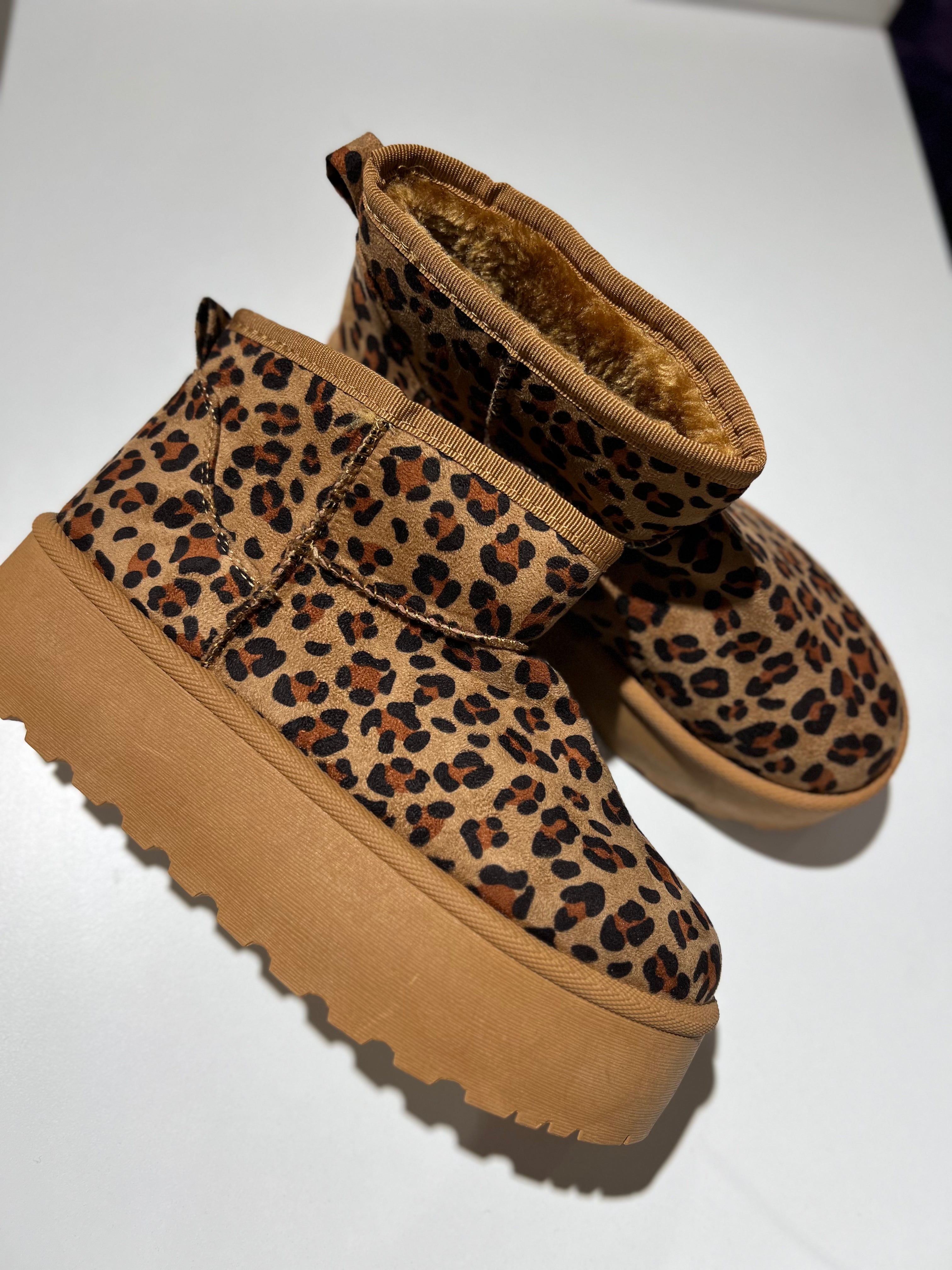 Stivale modello Ugg animalier