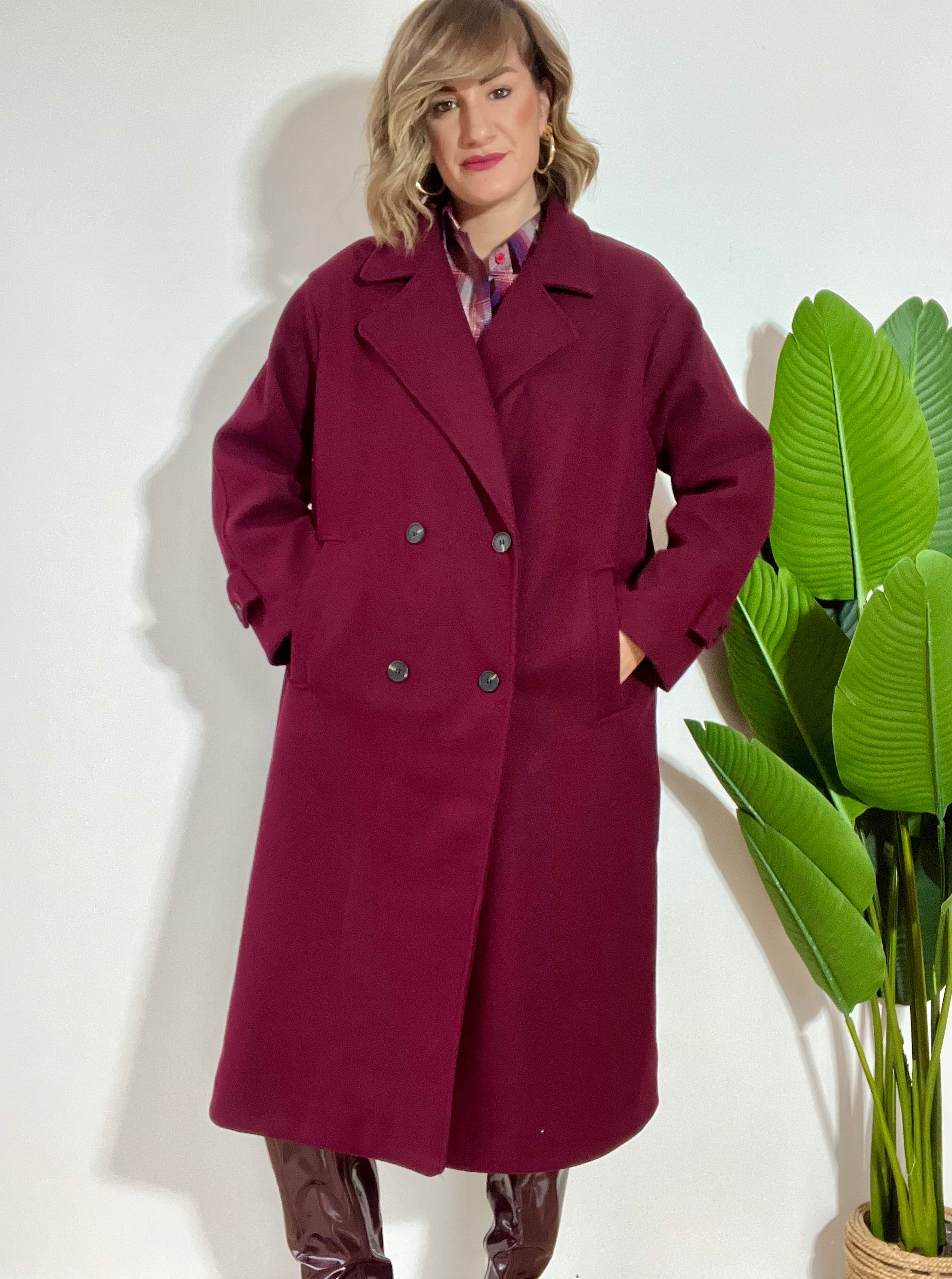 Cappotto doppio petto oversize