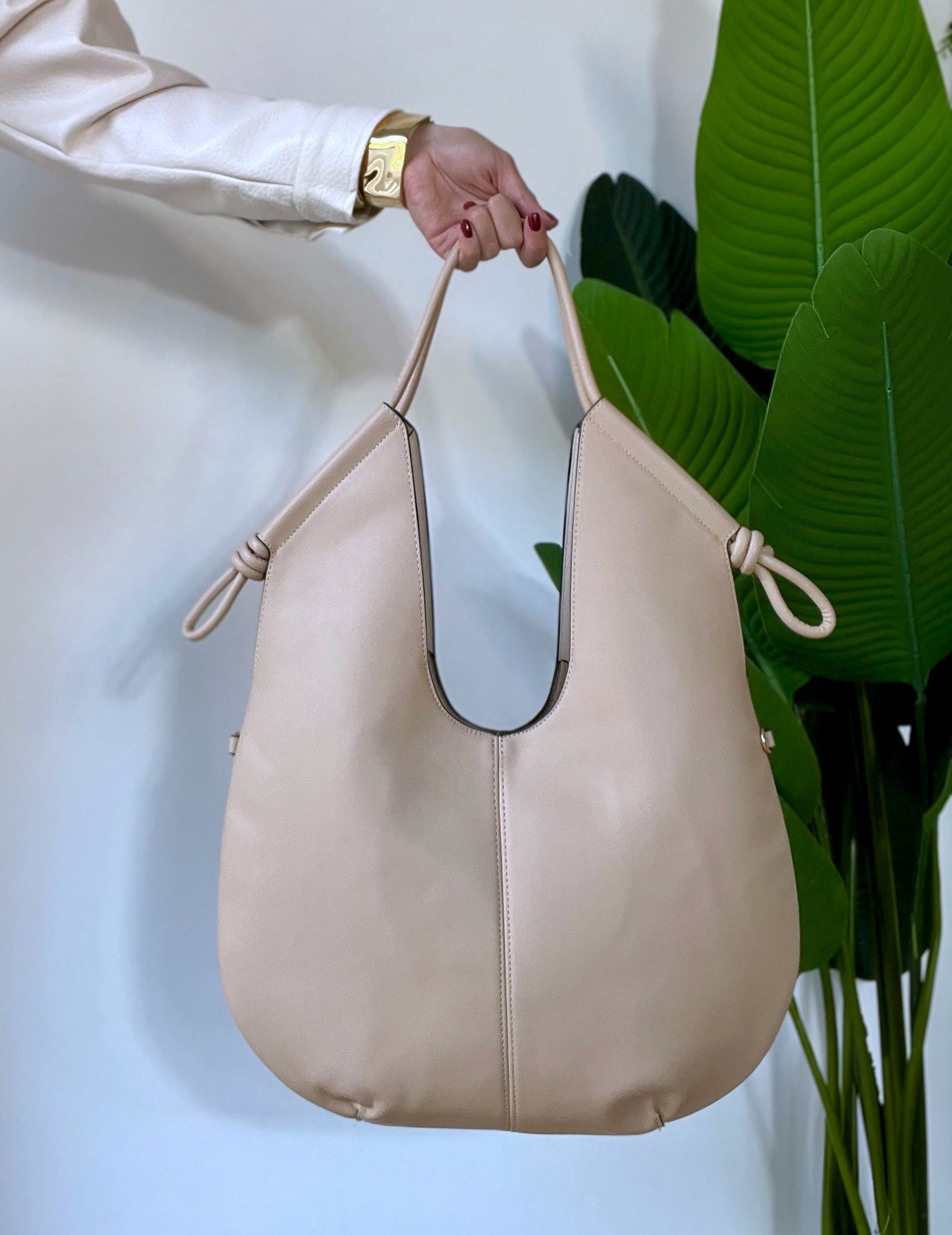 Borsa grande a mezzaluna