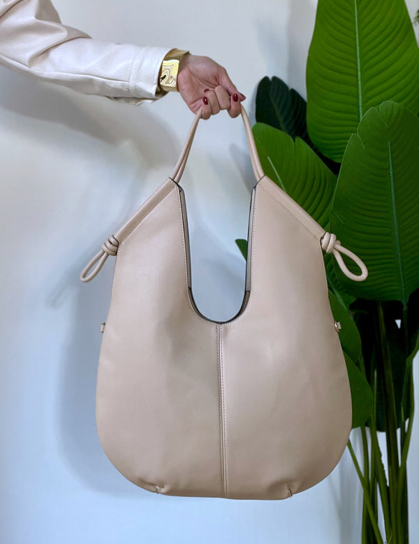 Borsa grande a mezzaluna