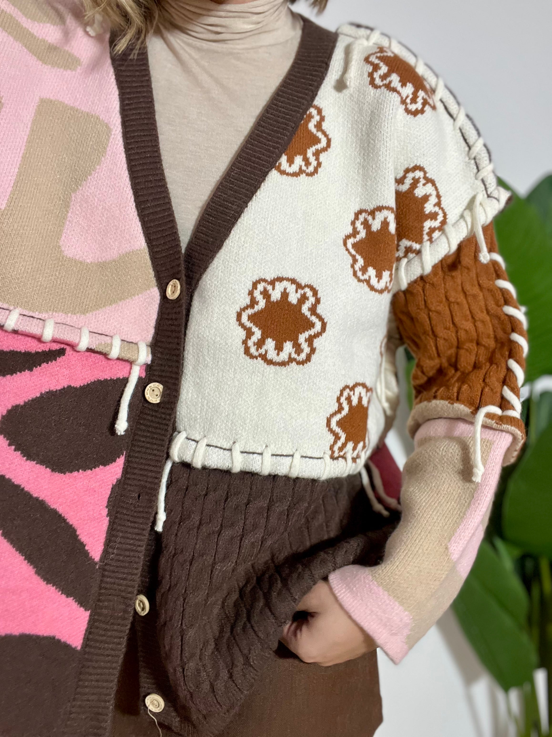 Cardigan oversize a fantasia