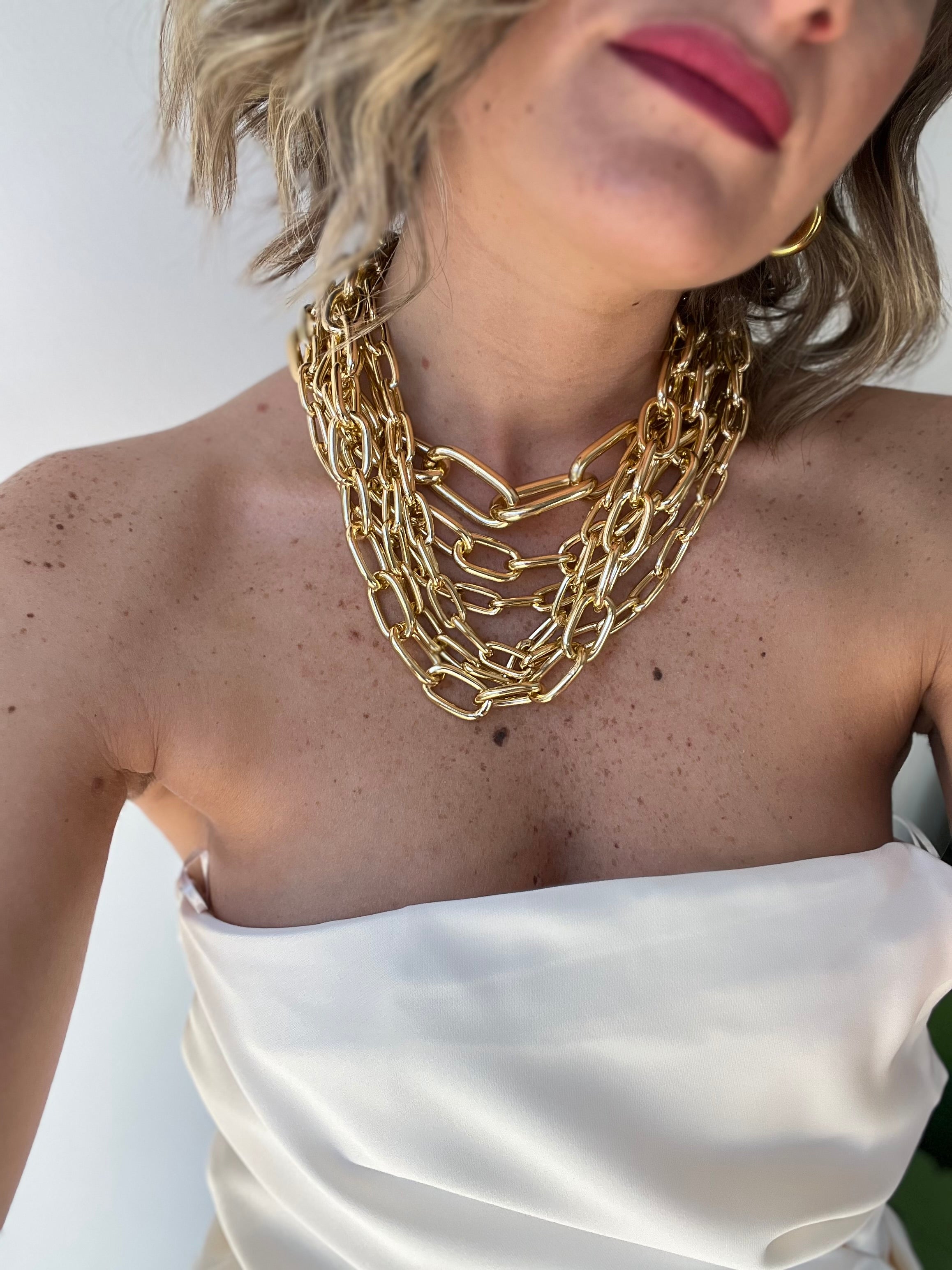 Catena oro a più fili
