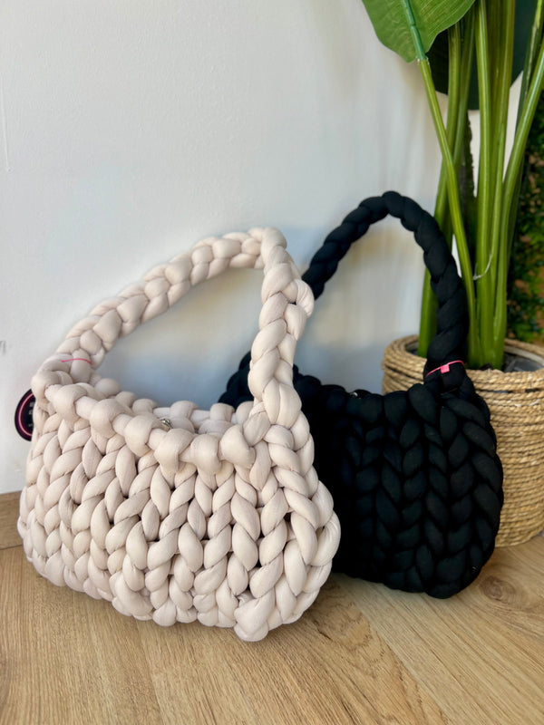 Borsa crochet intrecciata