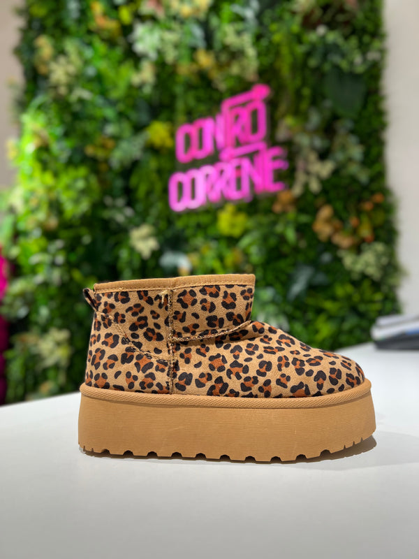 Stivale modello Ugg animalier