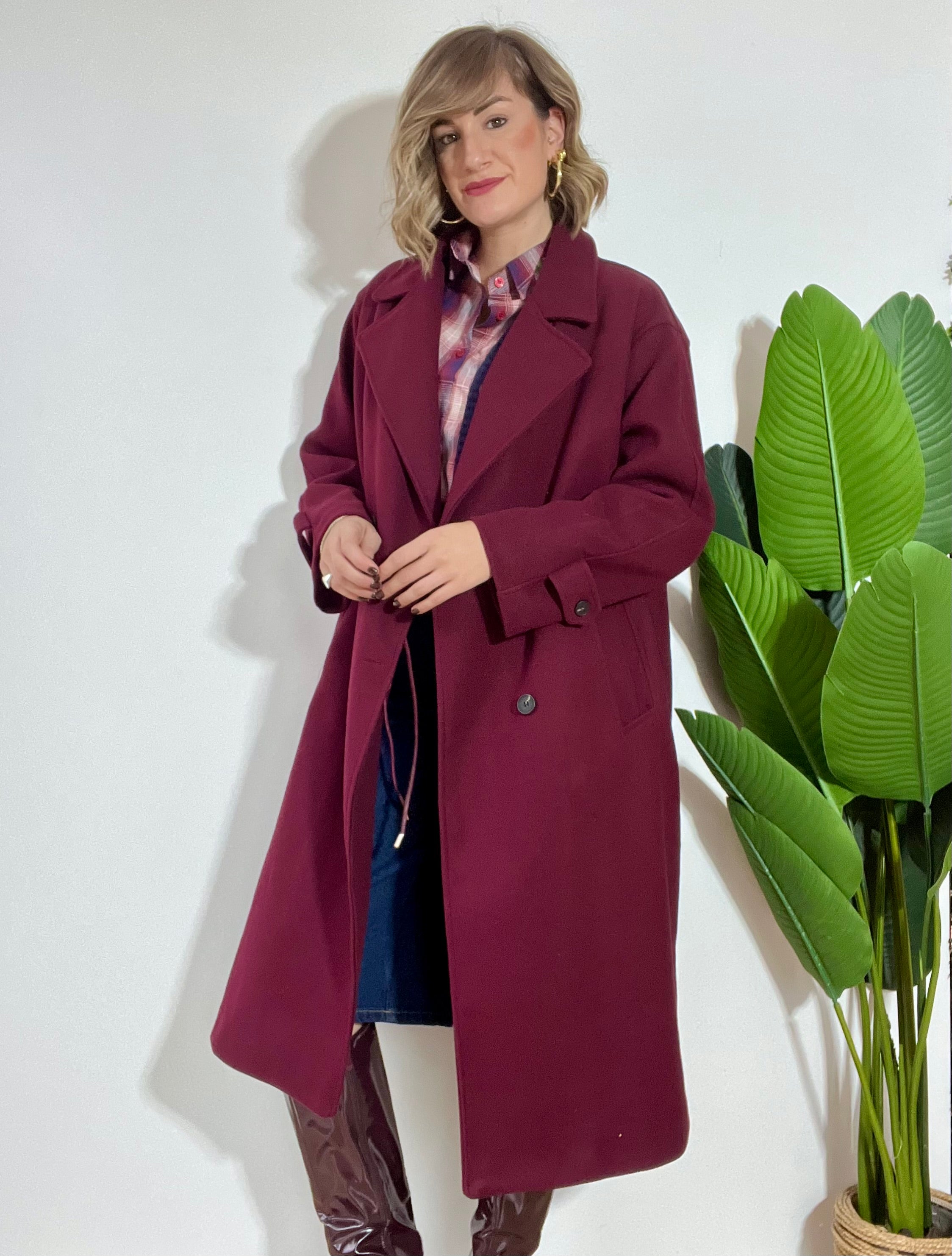 Cappotto doppio petto oversize