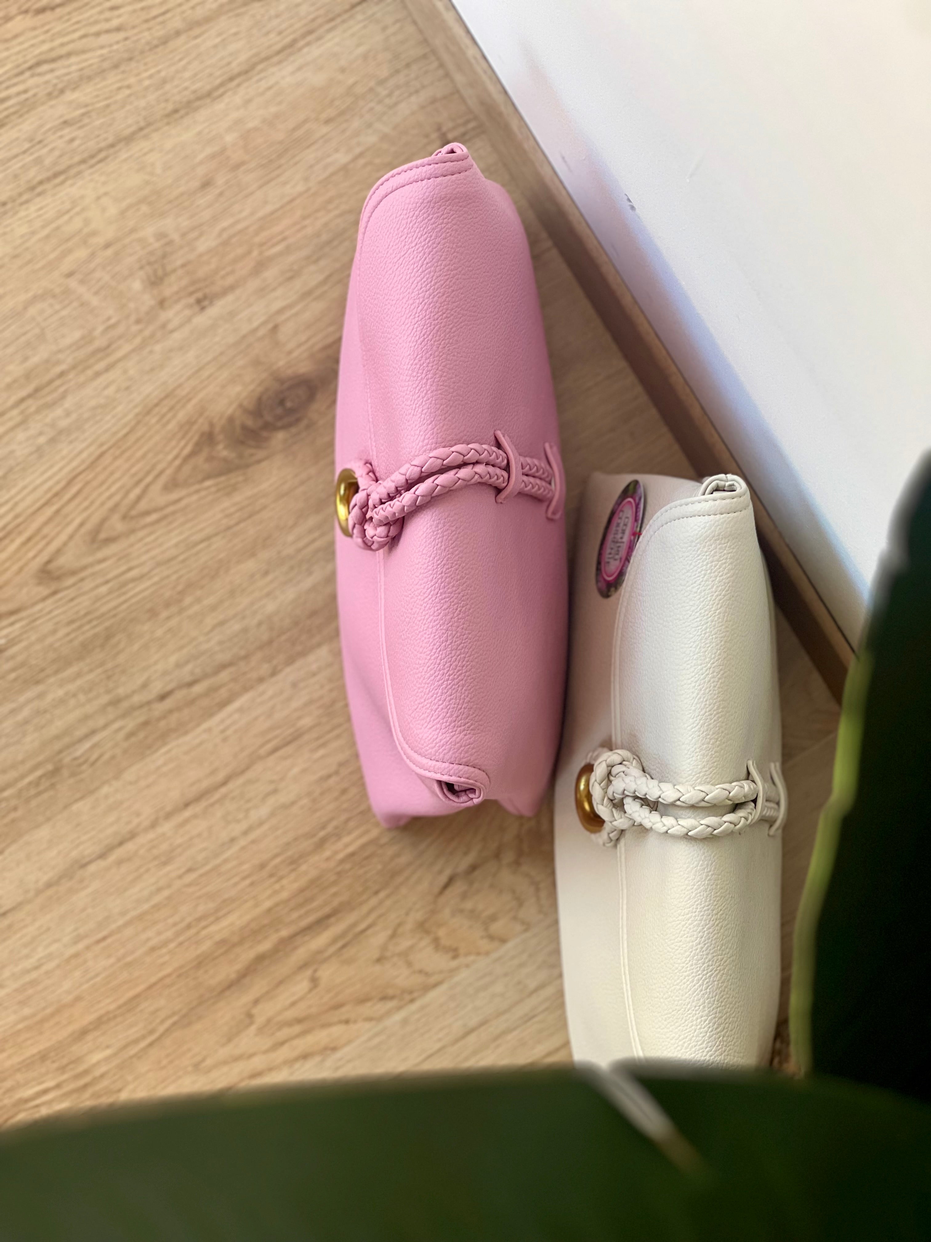 Maxi pochette con nodo