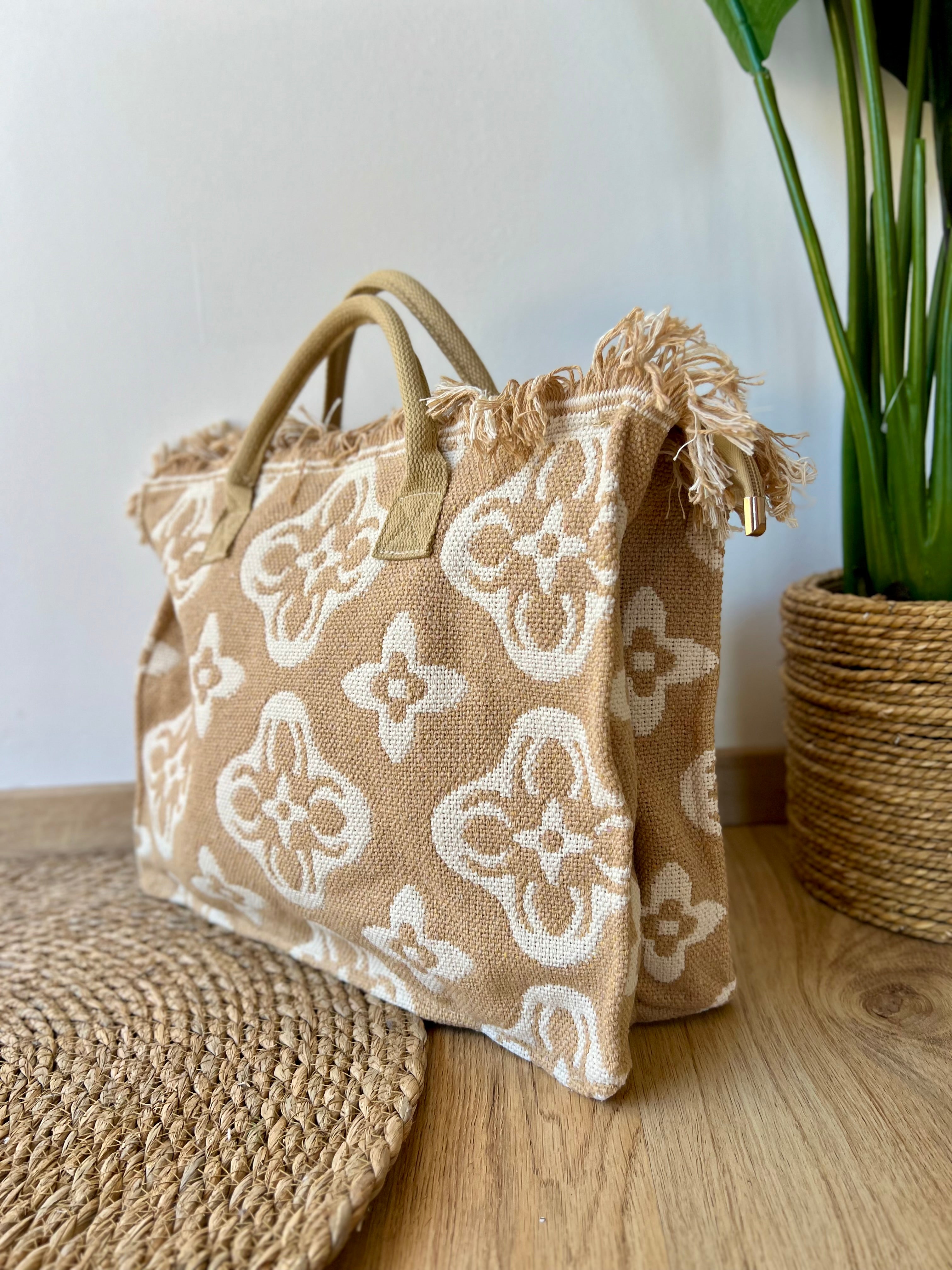 Borsa in tessuto fantasia