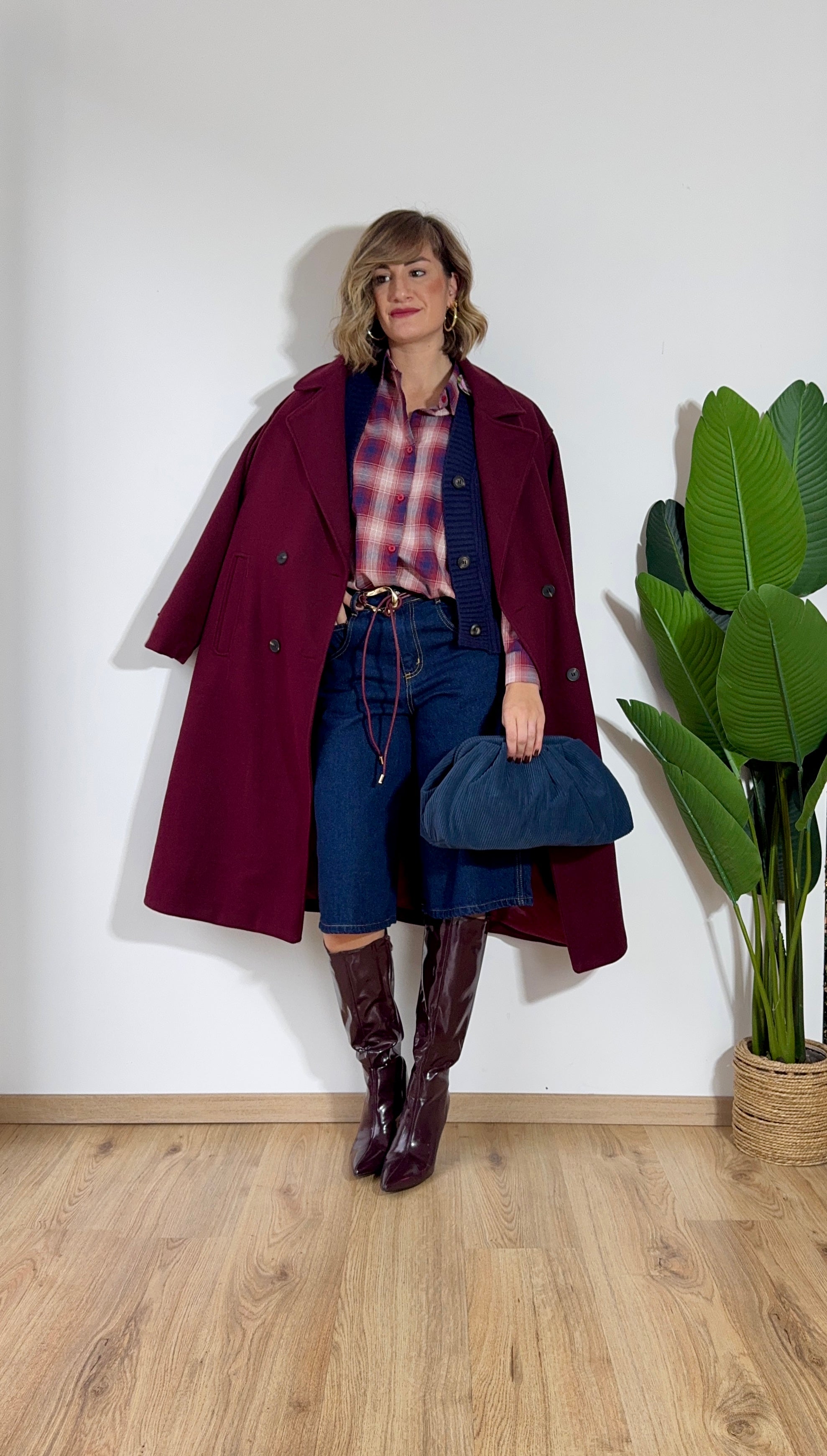 Bermuda in denim blu navy carpenter