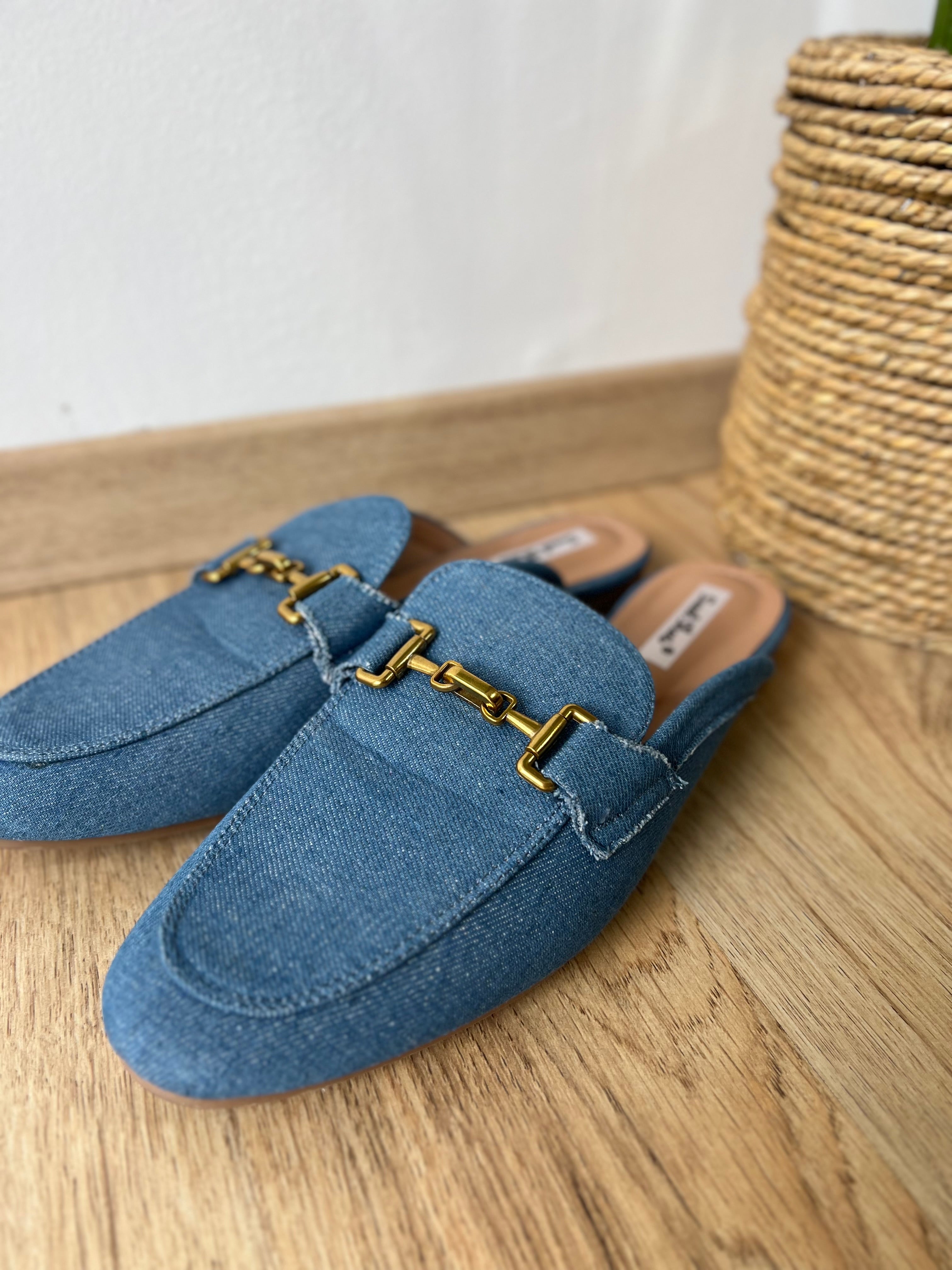 Sabot in denim