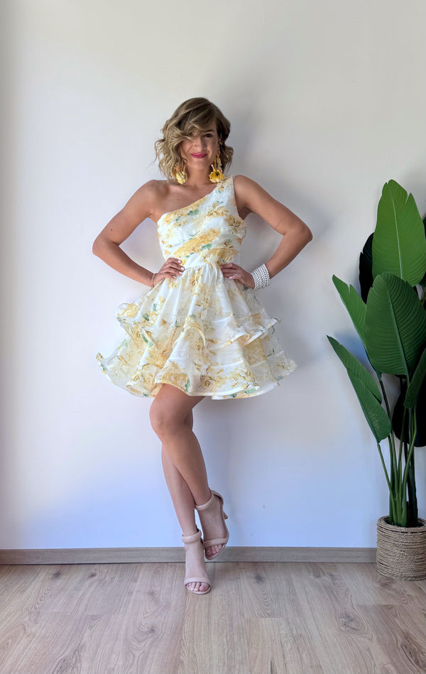 Mini dress giallo CAMPAGNOLA