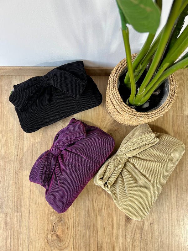 Pochette con manico fiocco