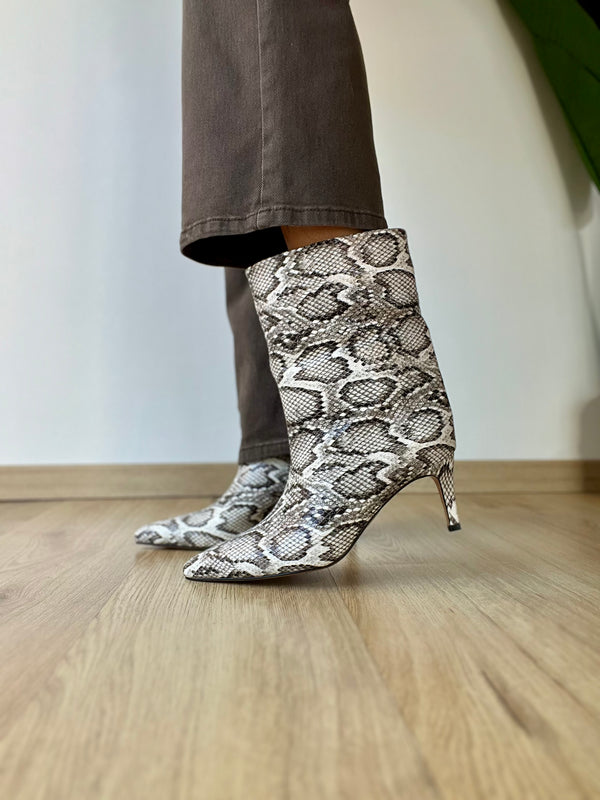 Tronchetto con tacco comodo SNAKE