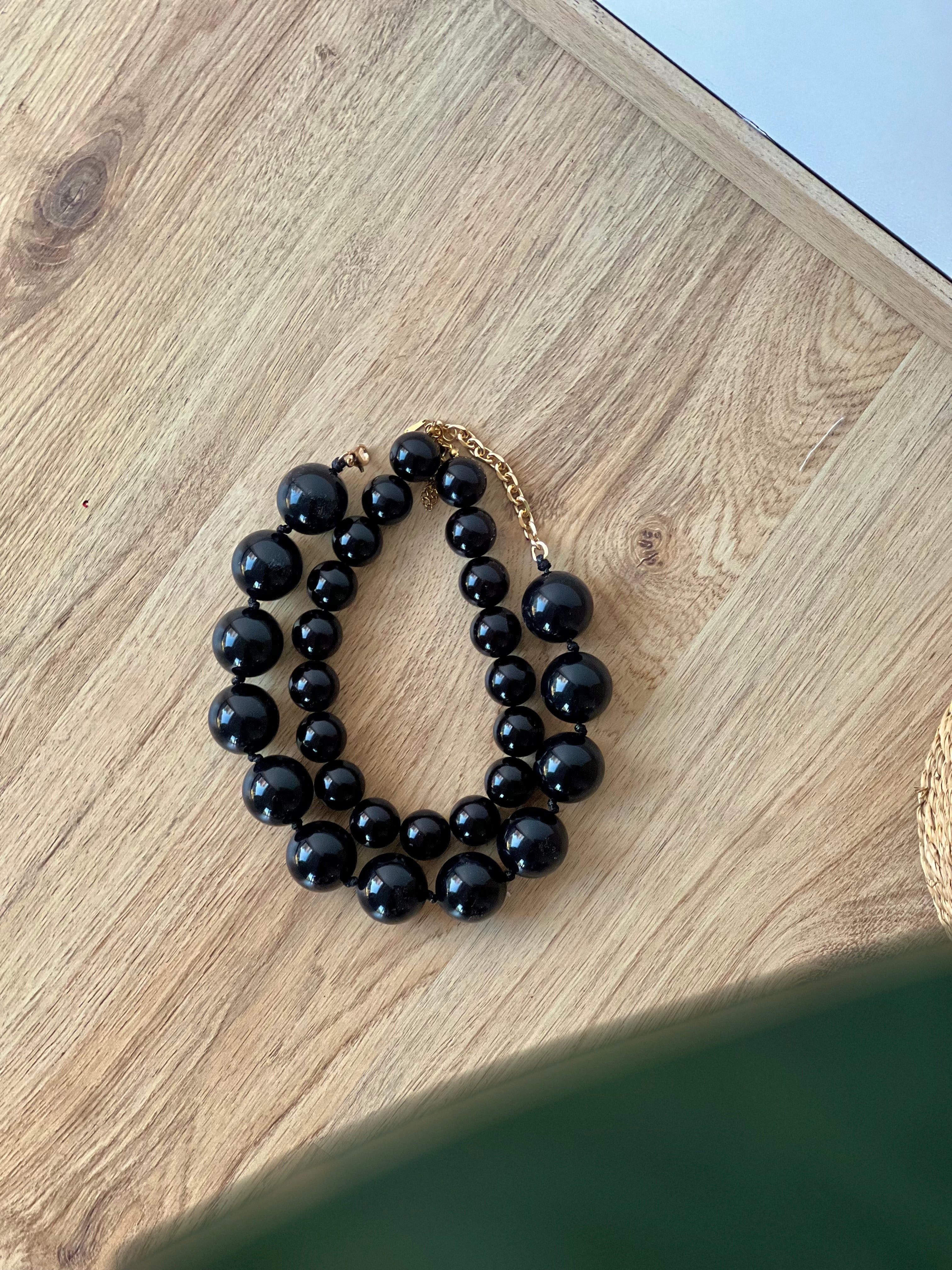 Collana di perle a due fili
