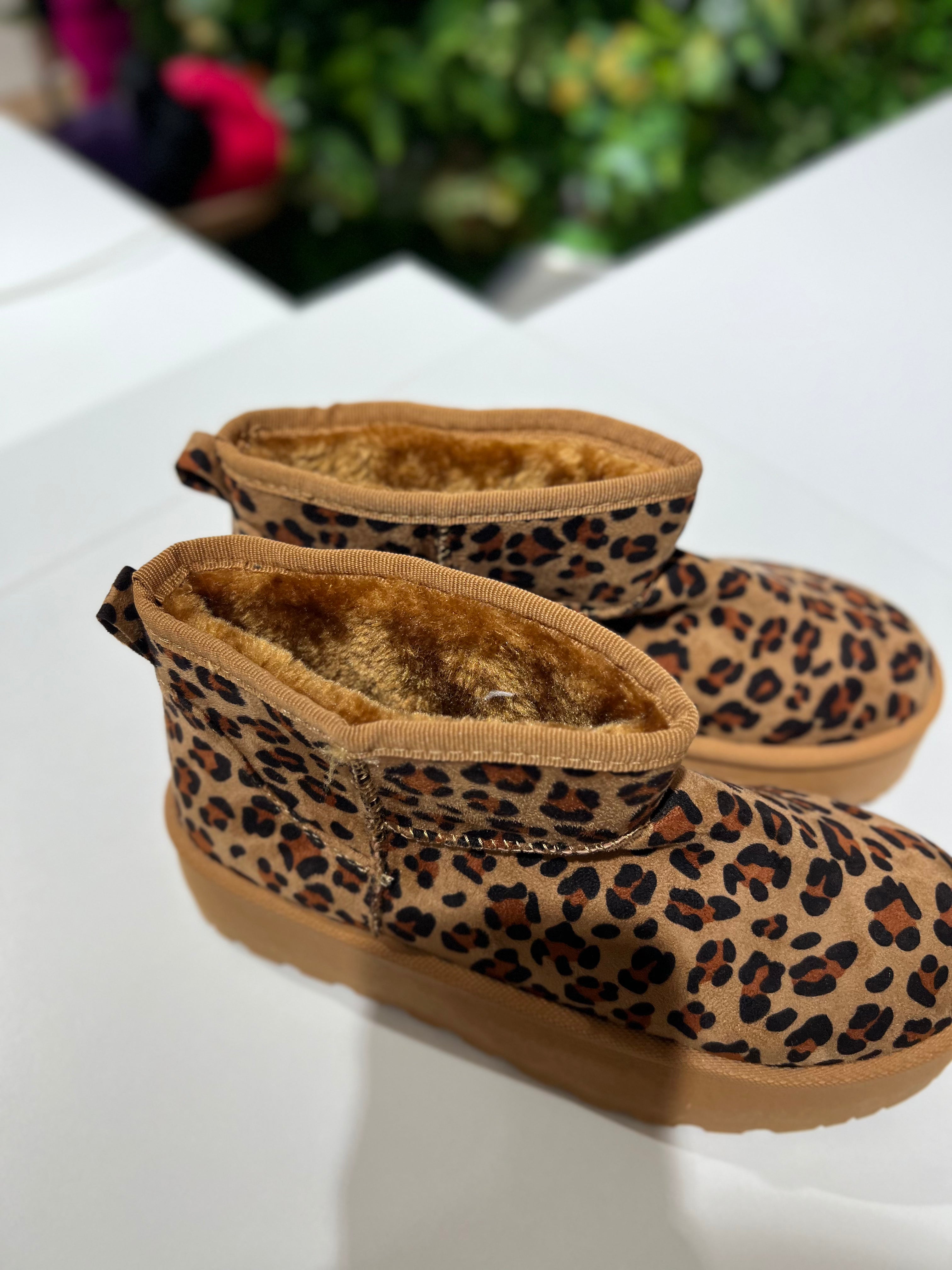 Stivale modello Ugg animalier