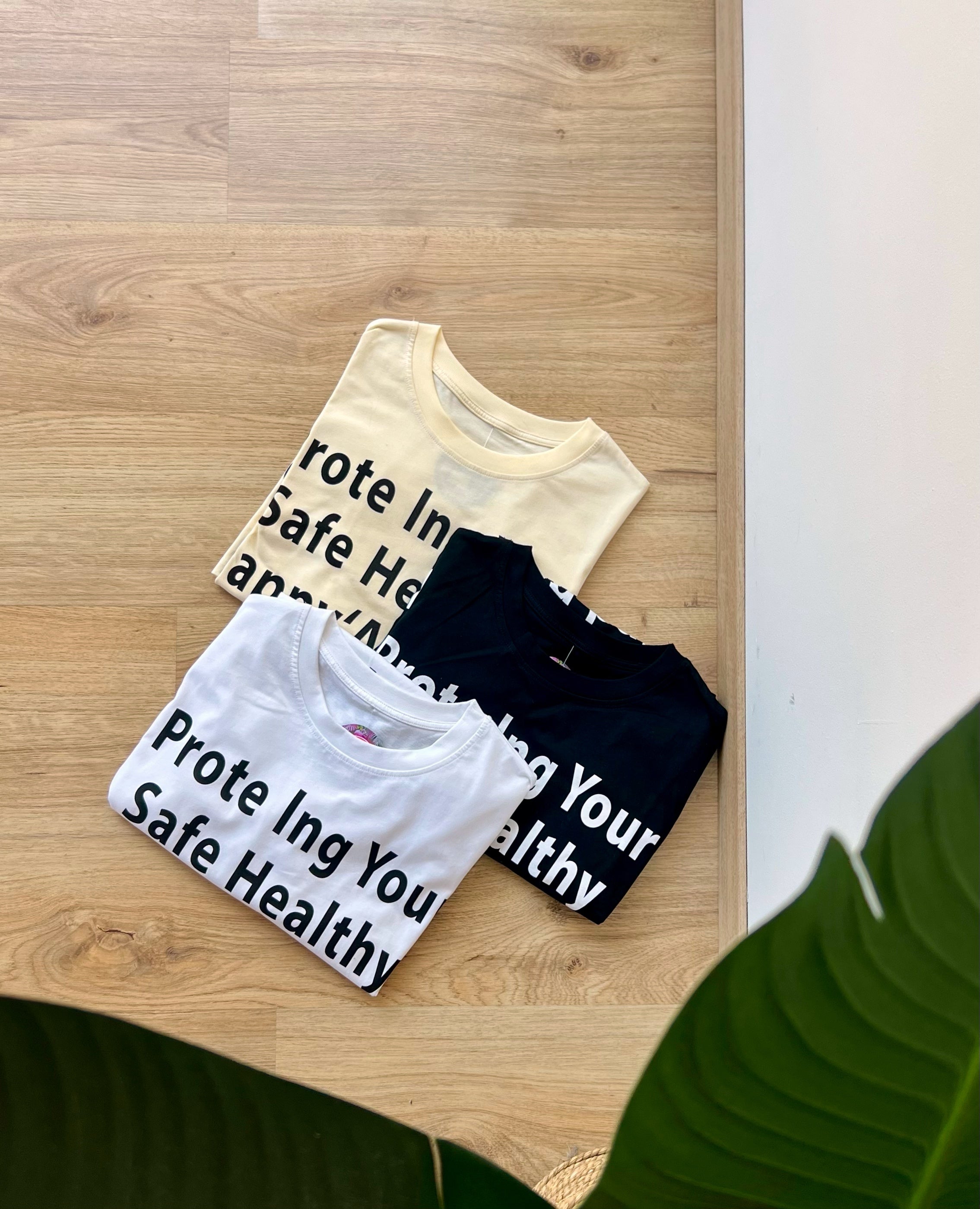 Maxi t-shirt in cotone con scritte