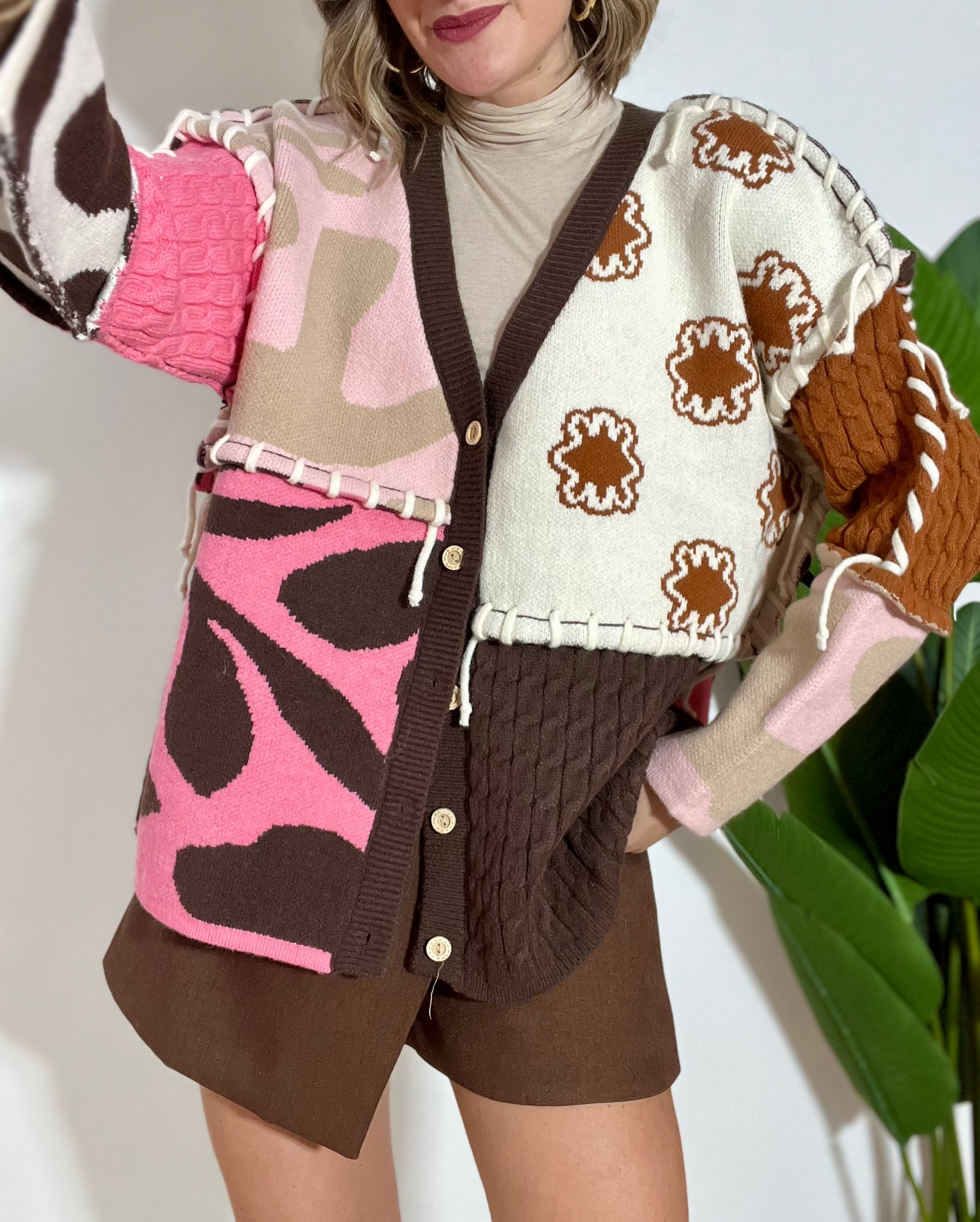 Cardigan oversize a fantasia