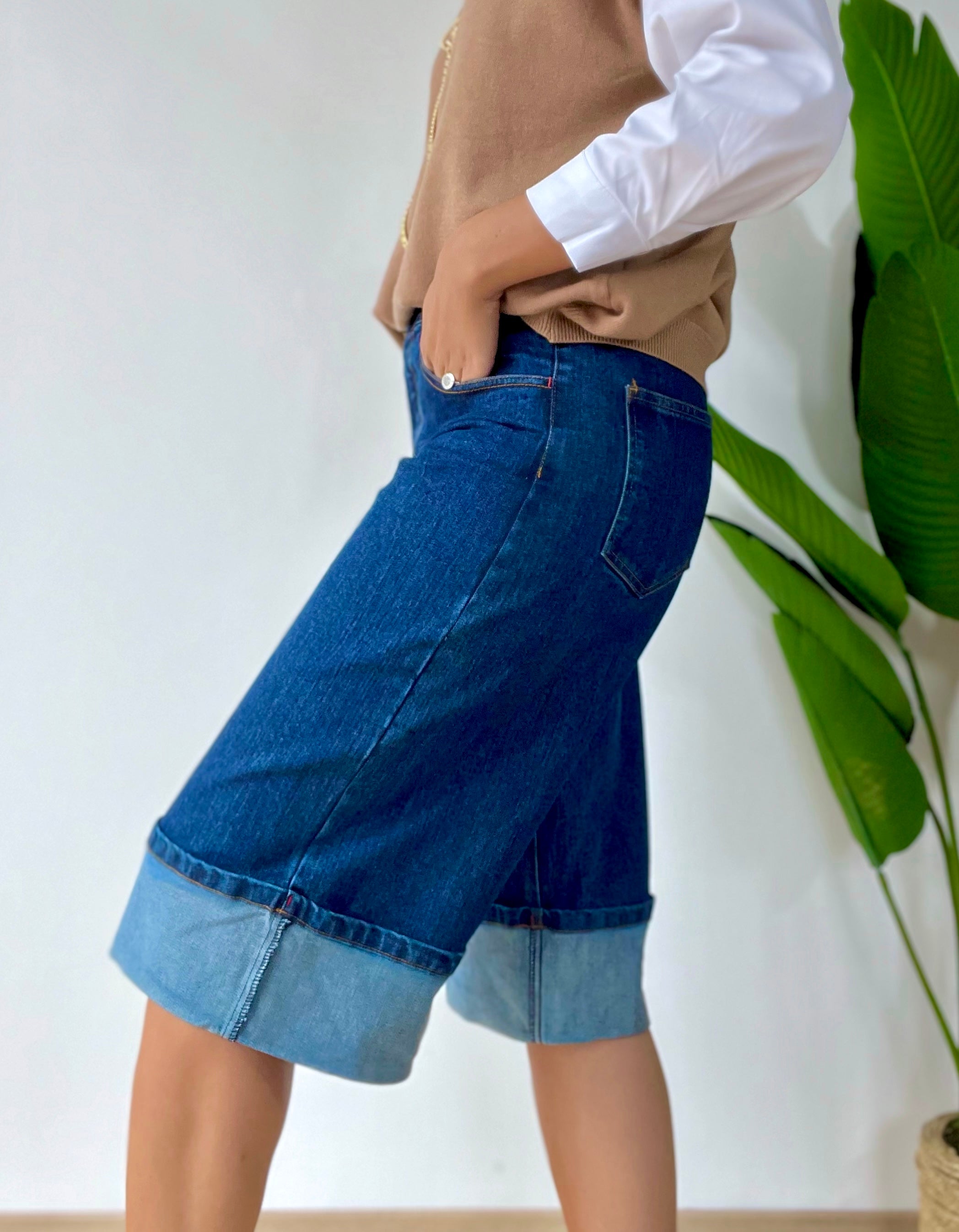 Bermuda denim scuro